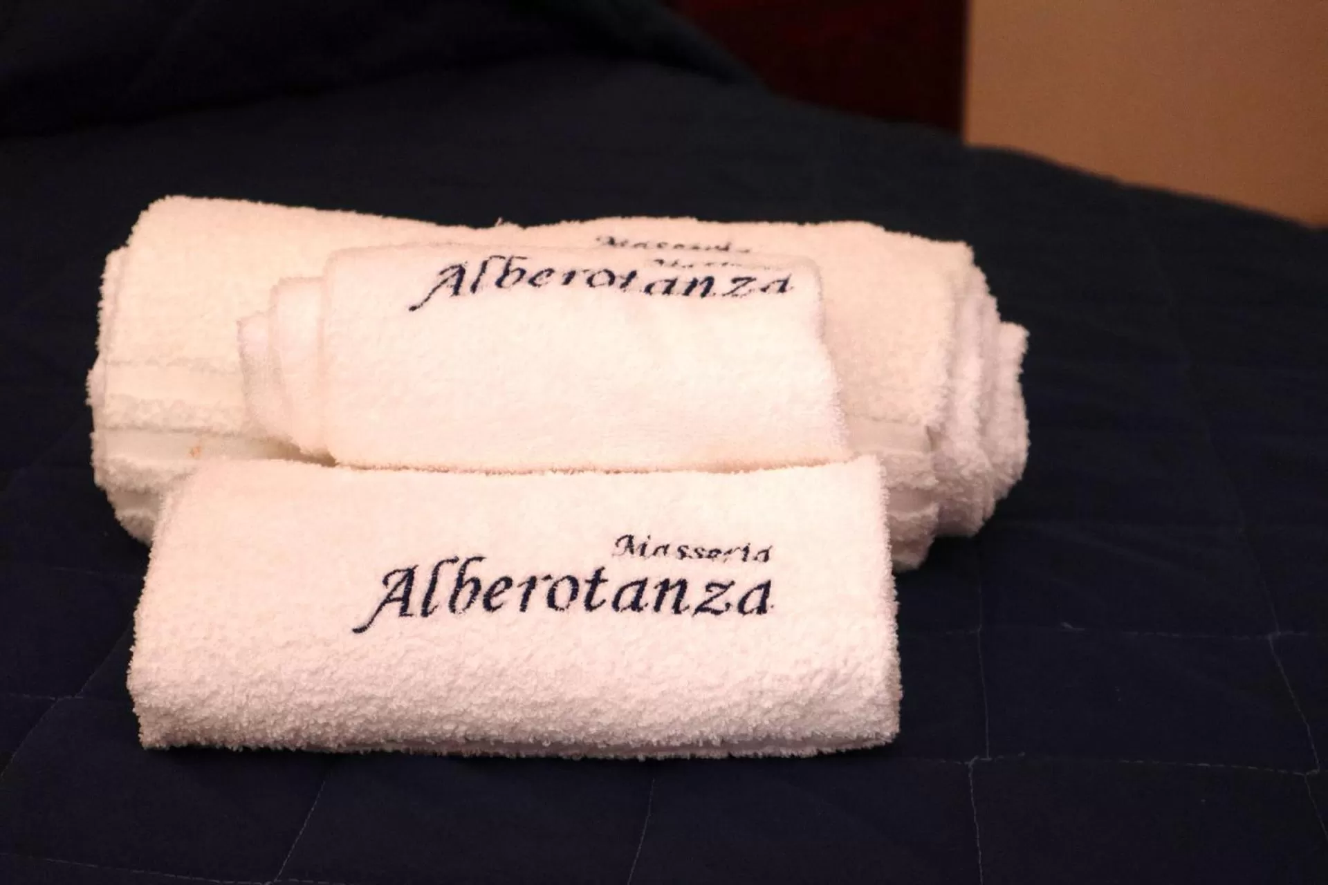 towels, Bed in Agriturismo Masseria Alberotanza