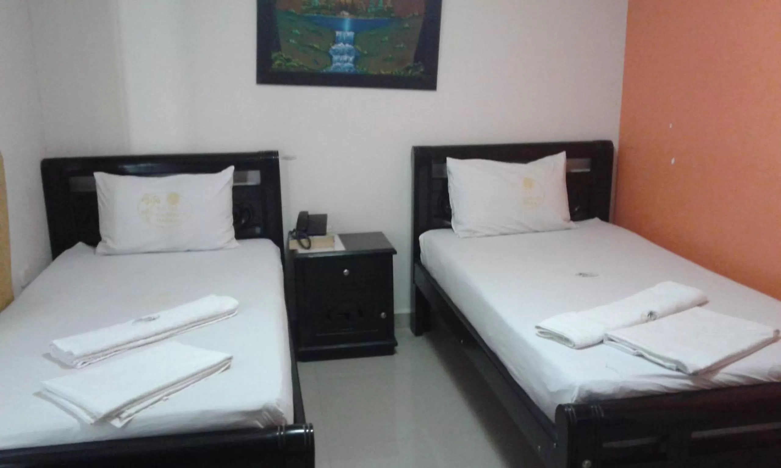 Bed in Hotel Palmeras De Mariana