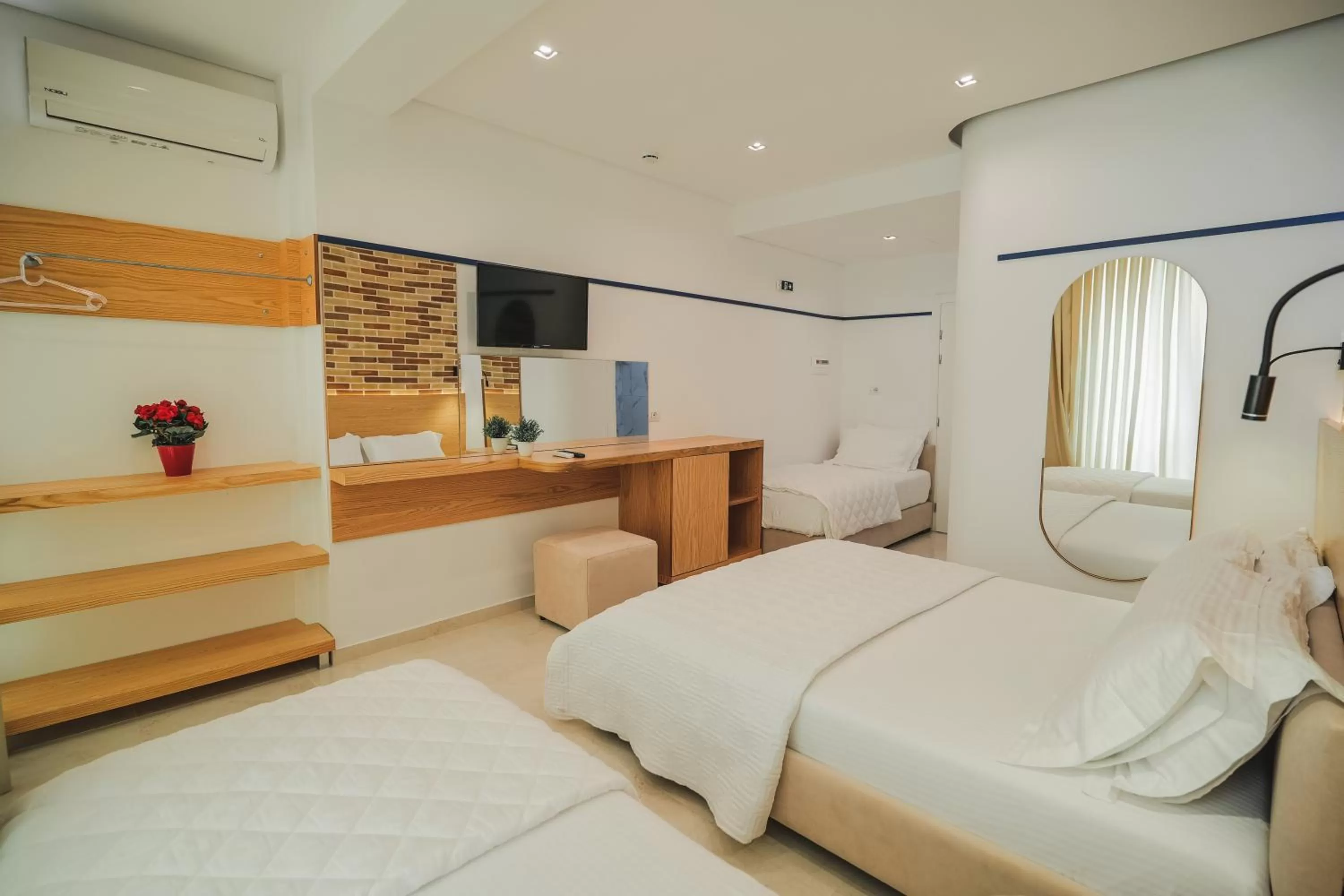 Bed in Hotel Piccolino