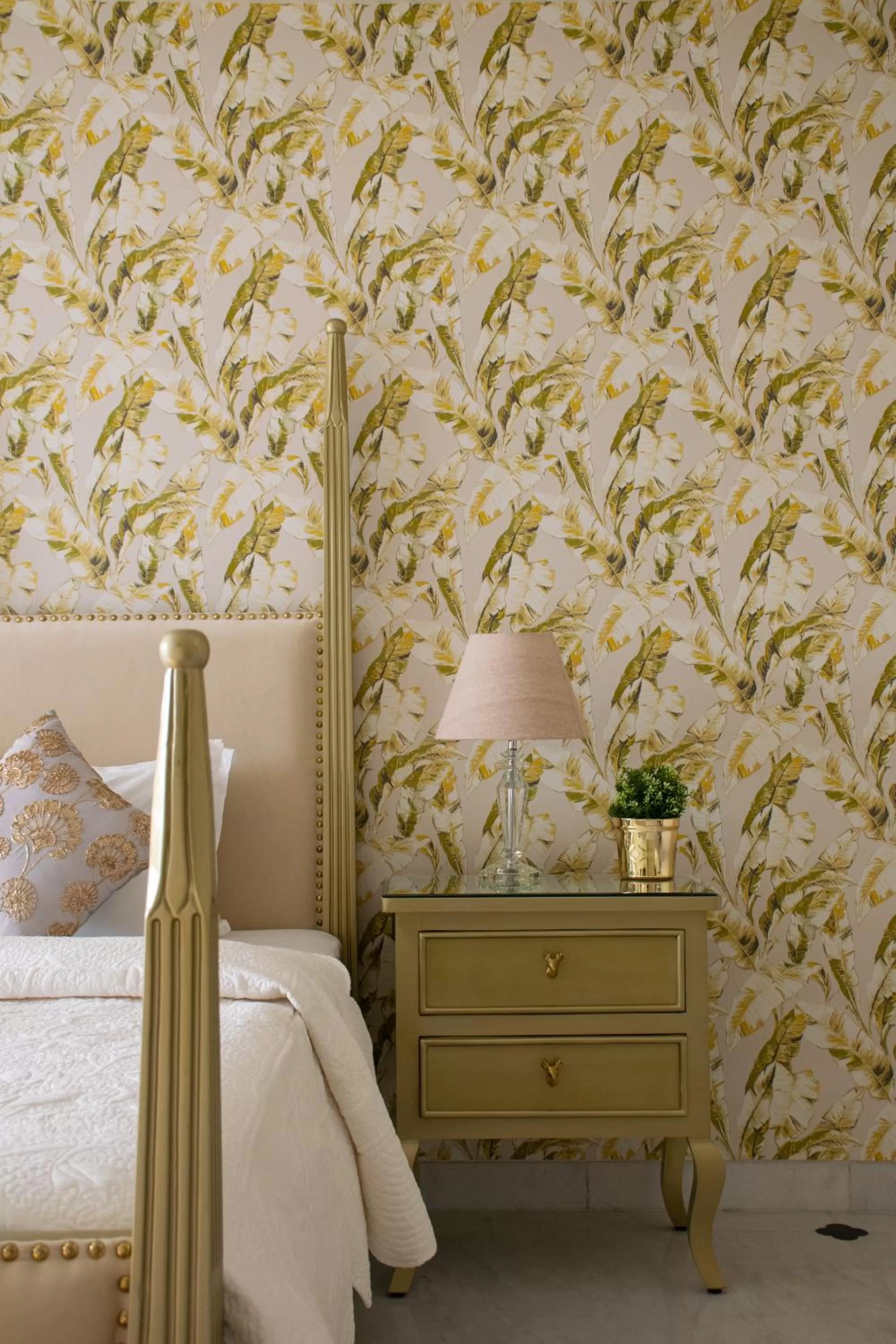 Bed in Dileep Kothi - A Royal Boutique Luxury Suites in Jaipur