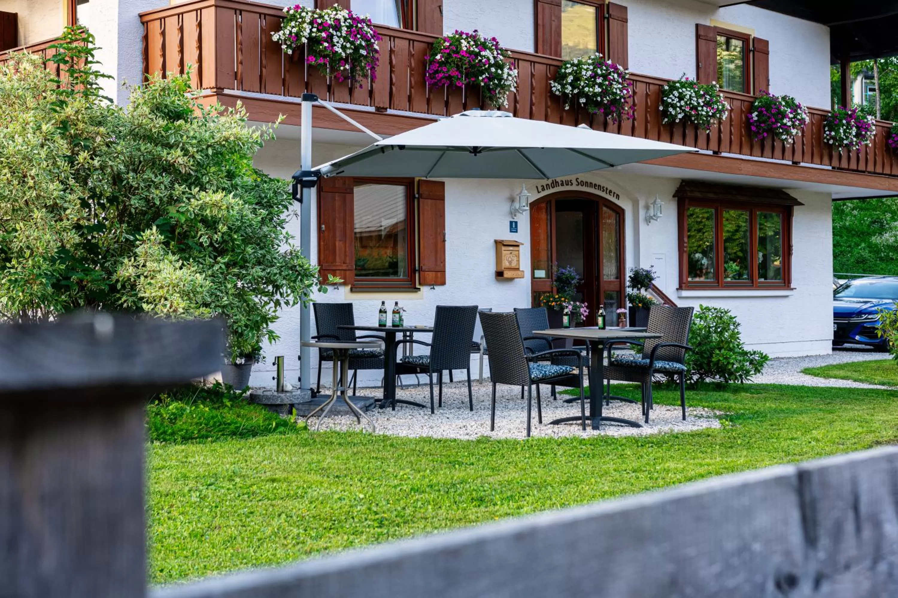 Garden in Hotel Garni Landhaus Sonnenstern