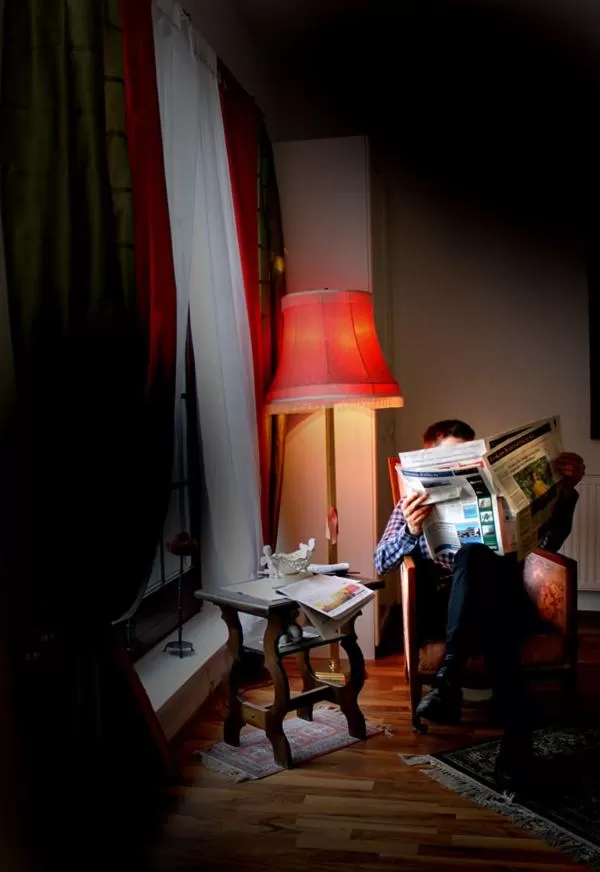 Communal lounge/ TV room in Hotel Blie, Bed & Breakfast, Self Check-in