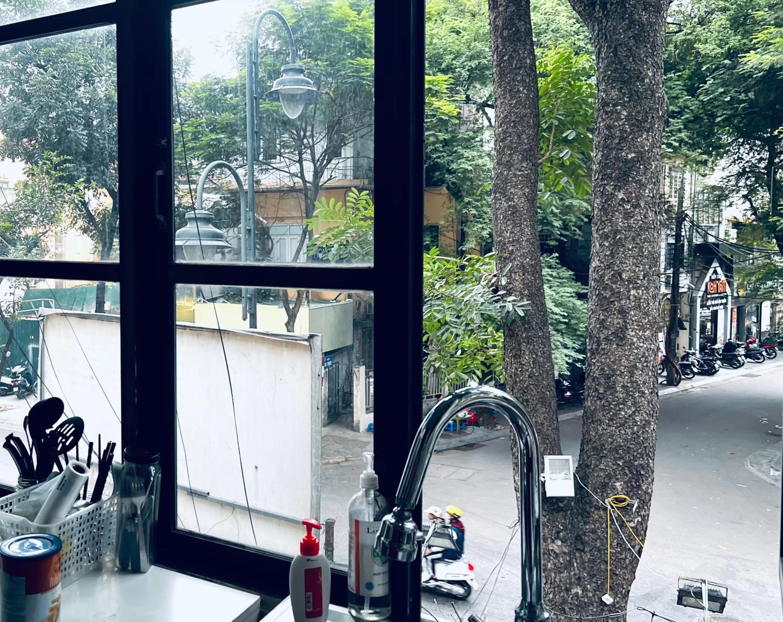 Dining area in The First Ba Trieu Ha Noi