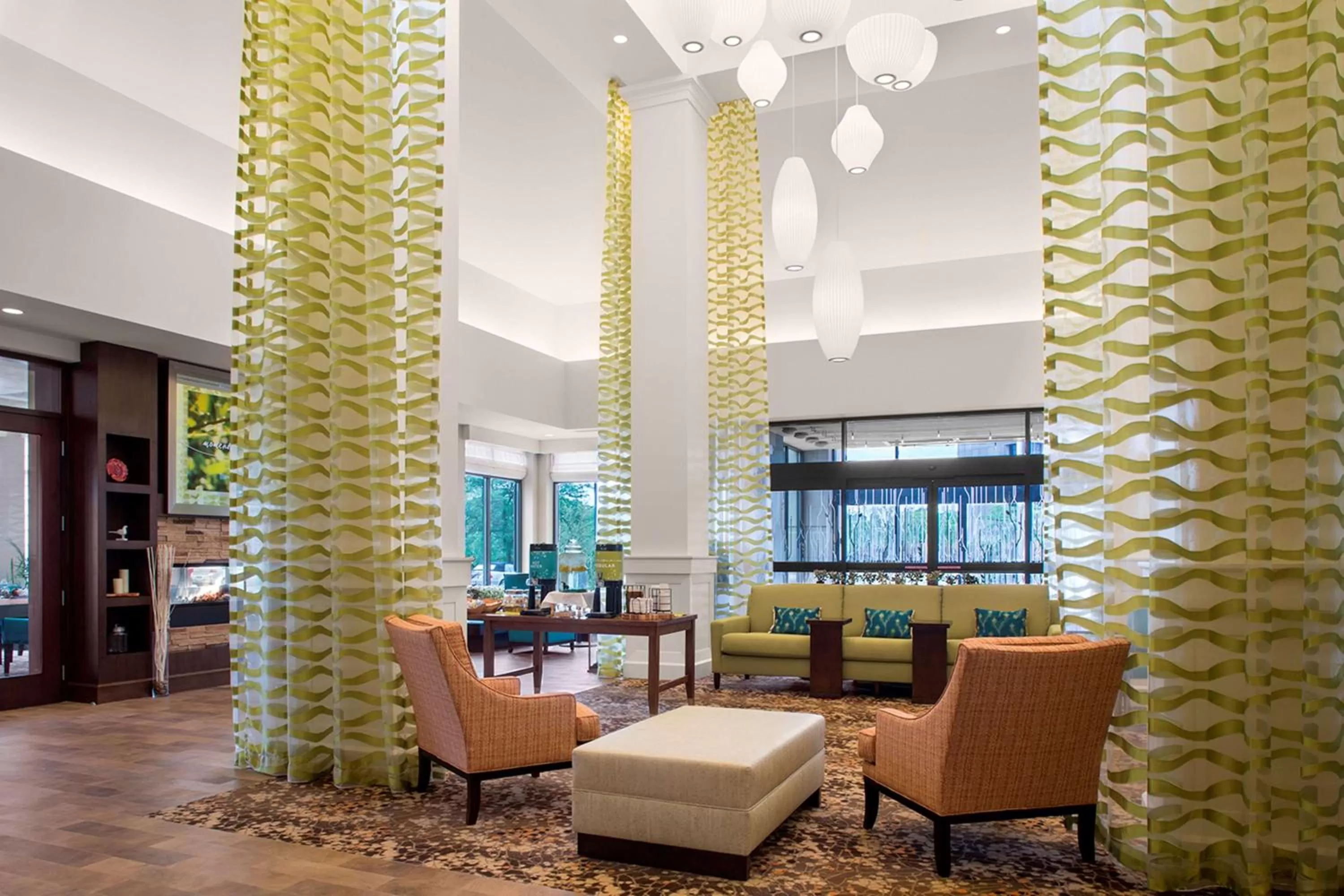 Lobby or reception in Hilton Garden Inn Akron