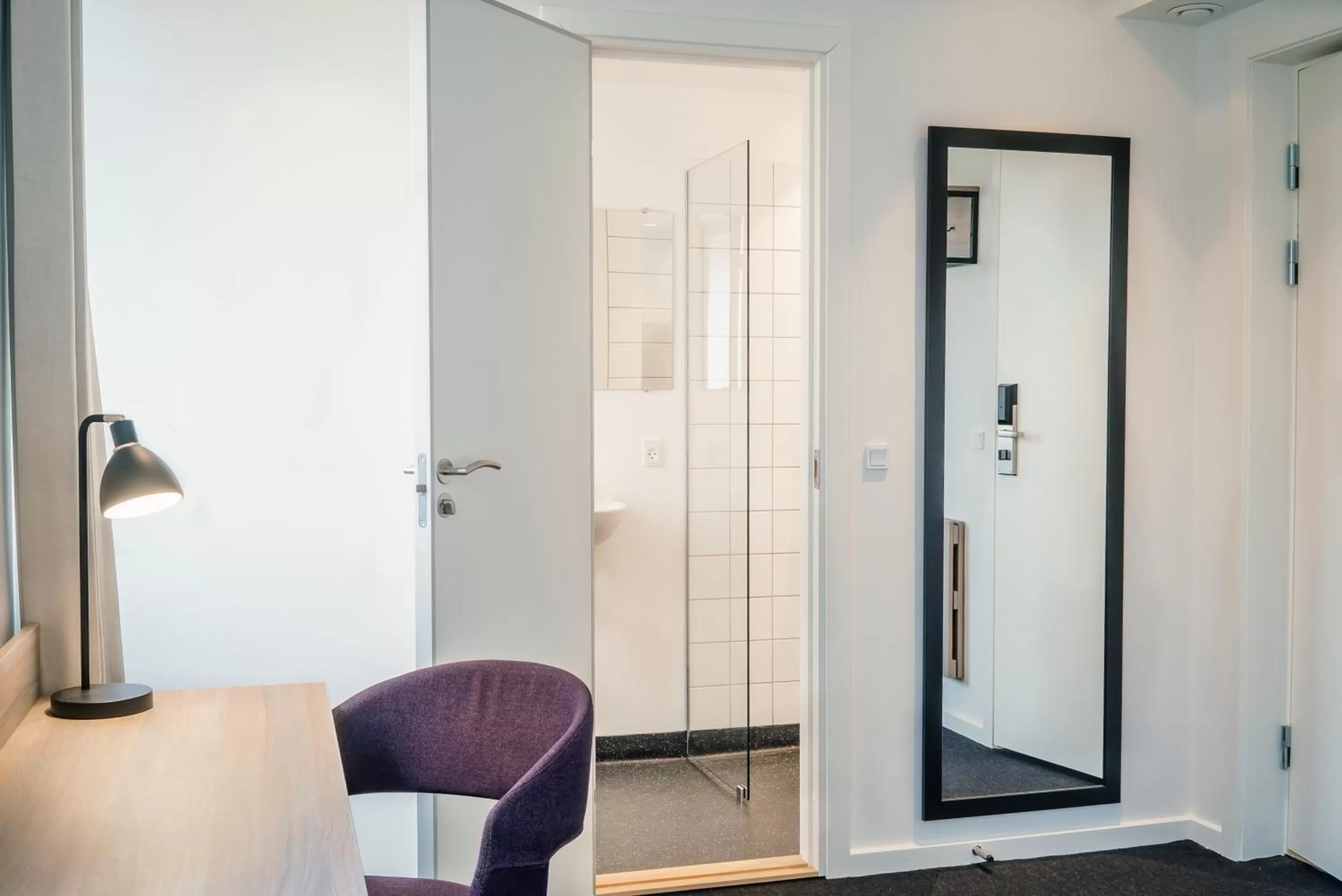 Bathroom in Copenhagen Go Hotel