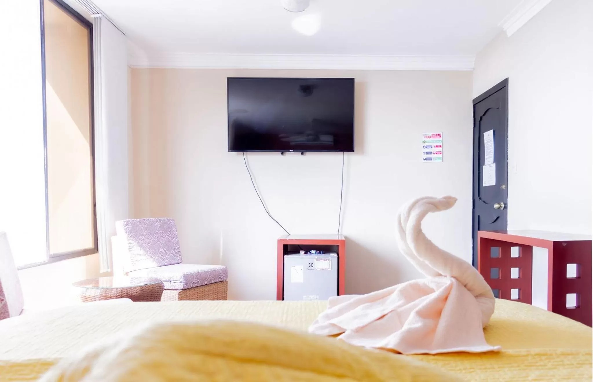 Bed in Hostal Antares