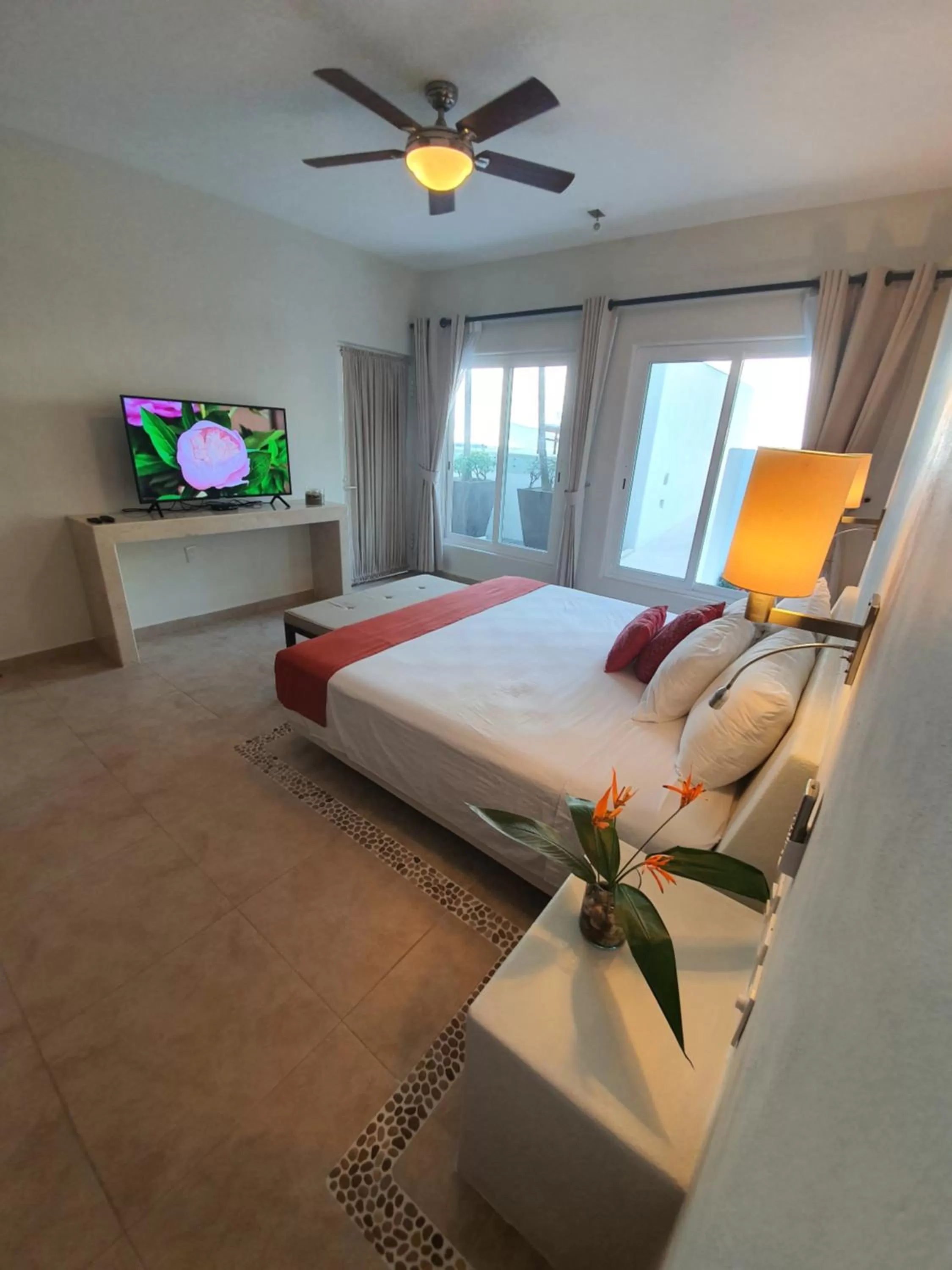 Bed in LYDMAR BOUTIQUE HOTEL