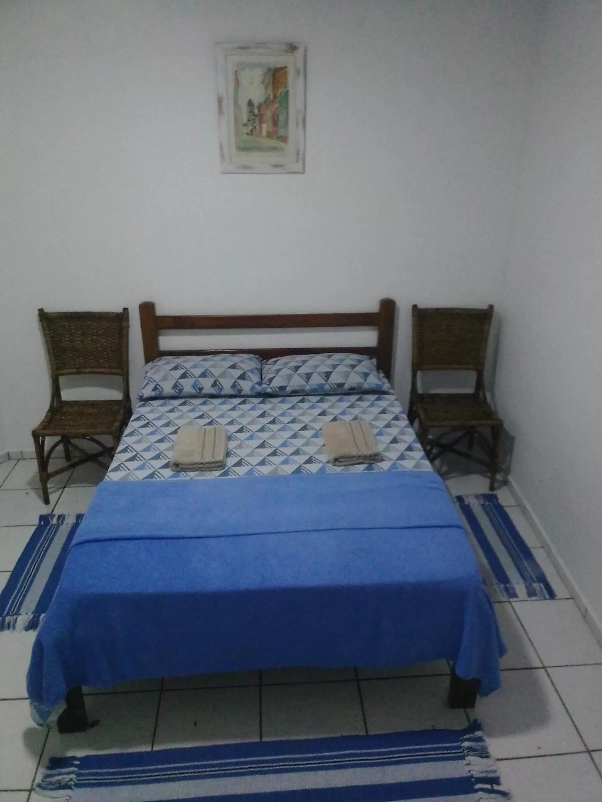 Bed in Hospedagem Pousada Fantasia Paraty