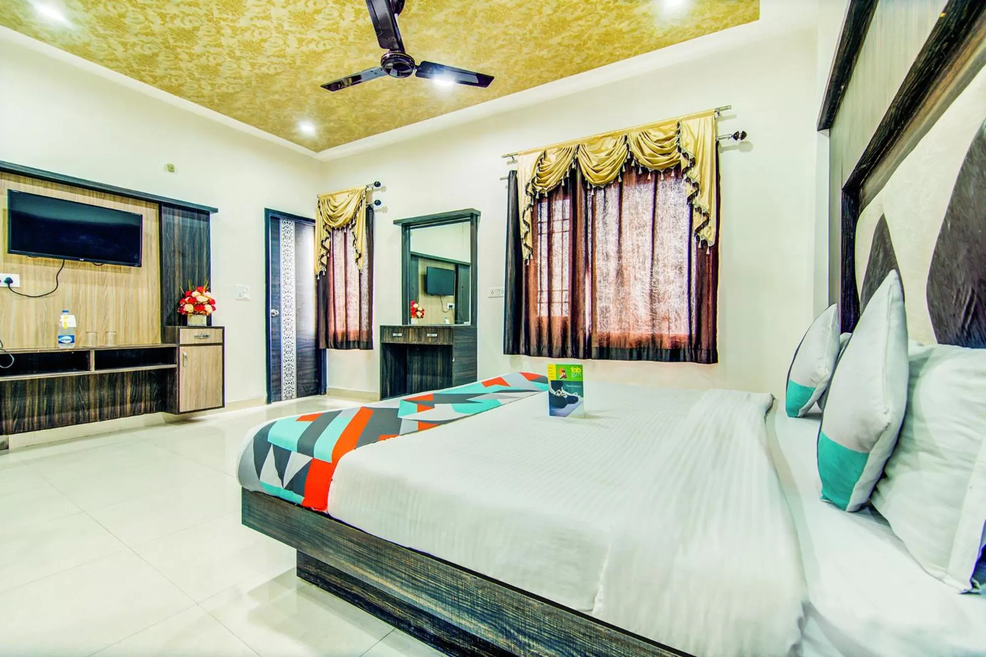 Bedroom, Bed in FabHotel KS