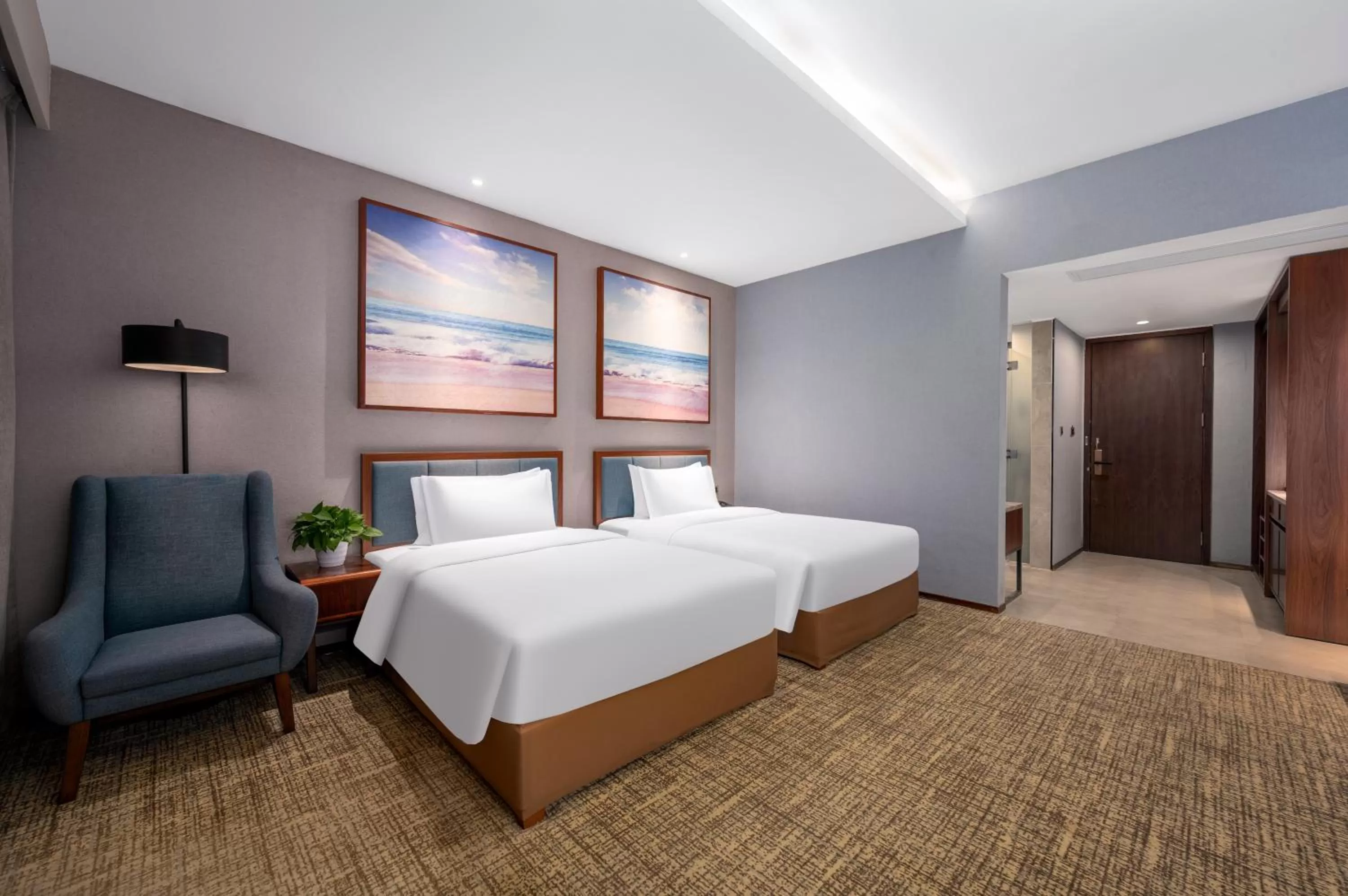 Bedroom, Bed in Ausotel Smart Baiyun International Airport T2-Free 24-hour airport pick-up