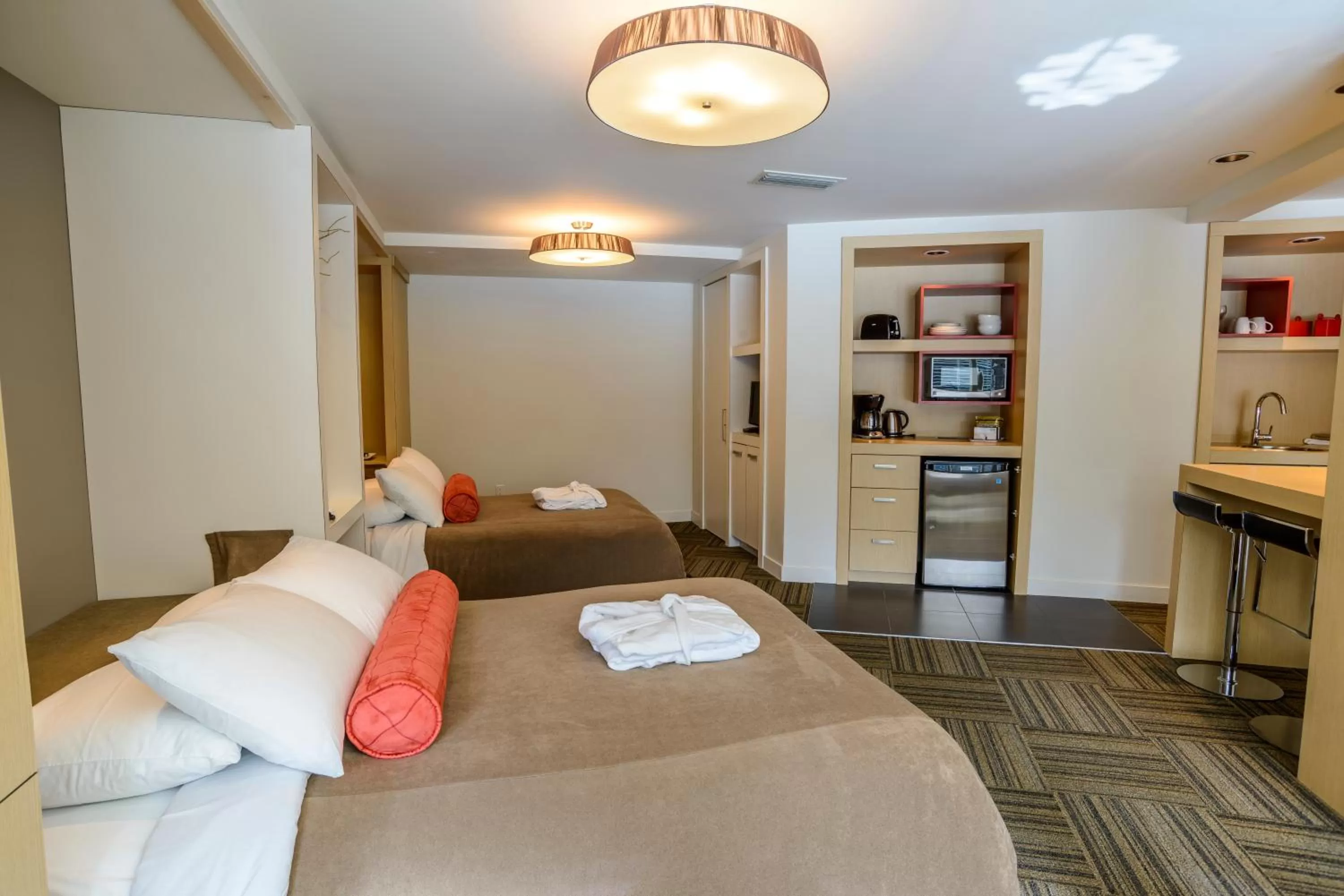 Bed in Bow View Lodge