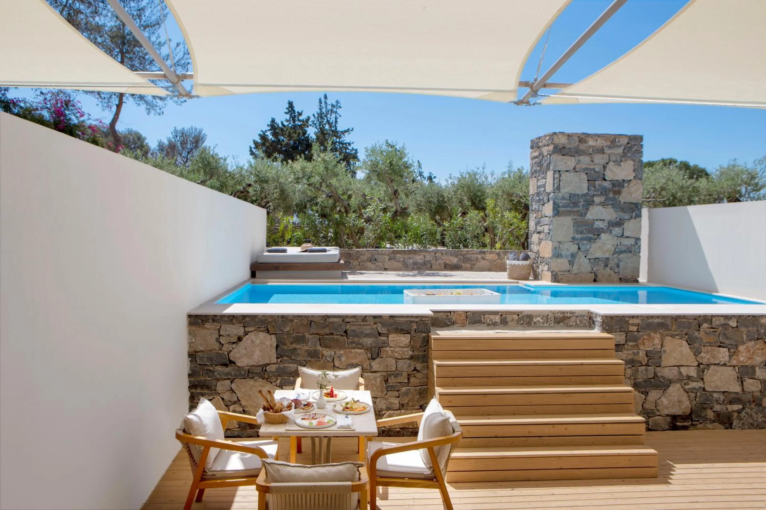 Swimming pool in Wyndham Grand Crete Mirabello Bay