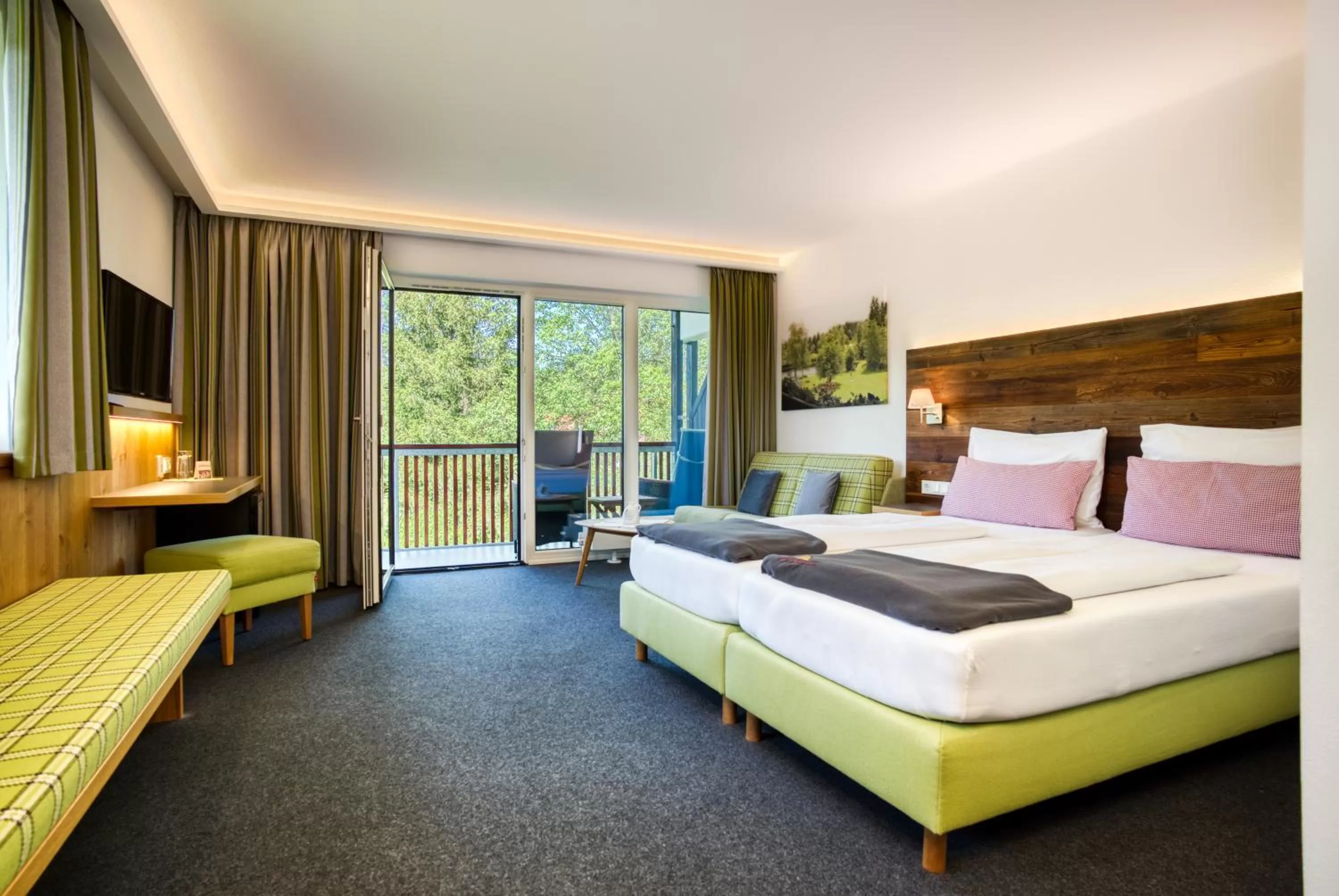 Bed in Landhaus Sommerau