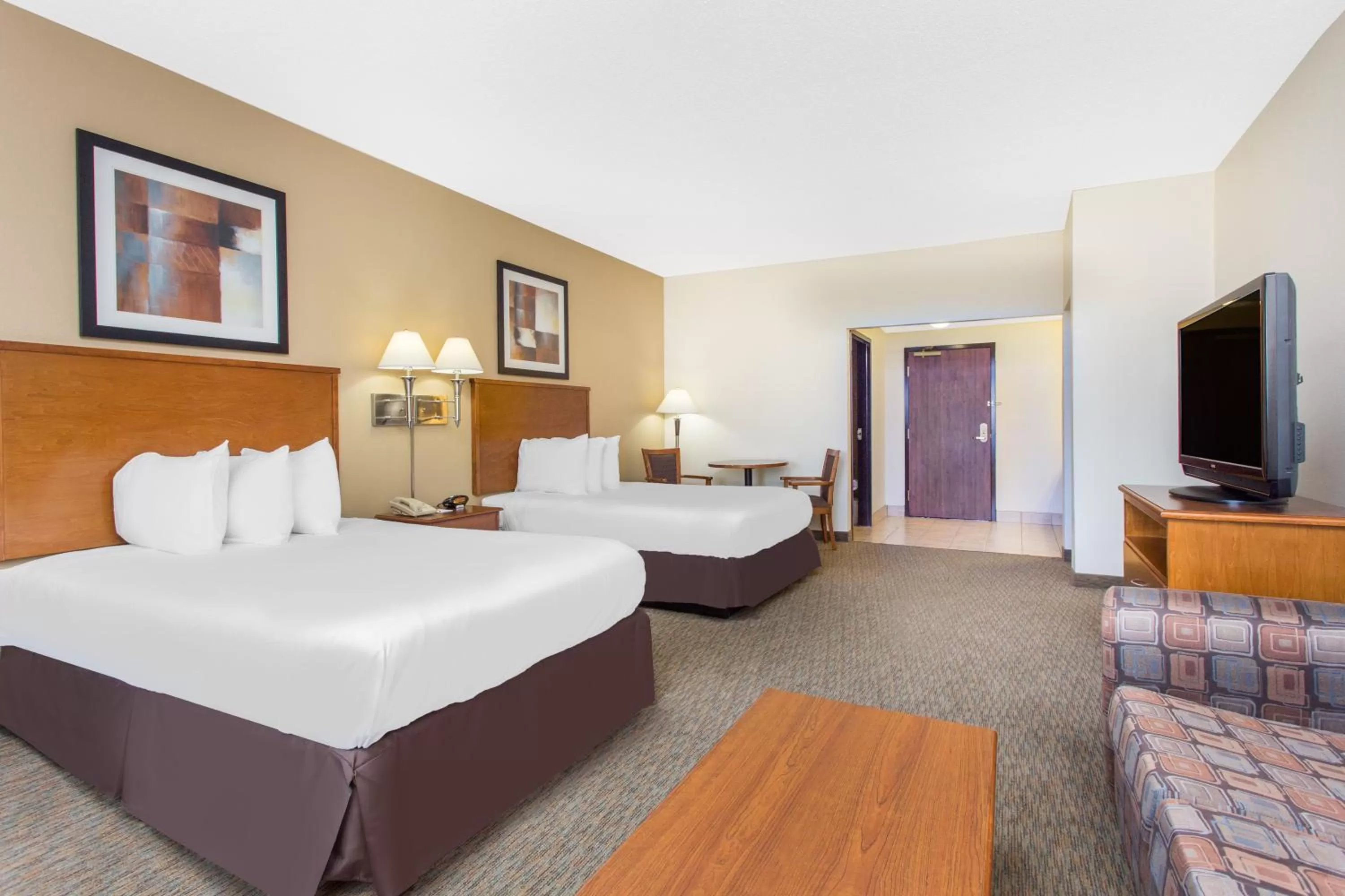 Studio Suite with Two Queen Beds - Non-Smoking in Days Inn by Wyndham Phenix City Near Fort Benning
