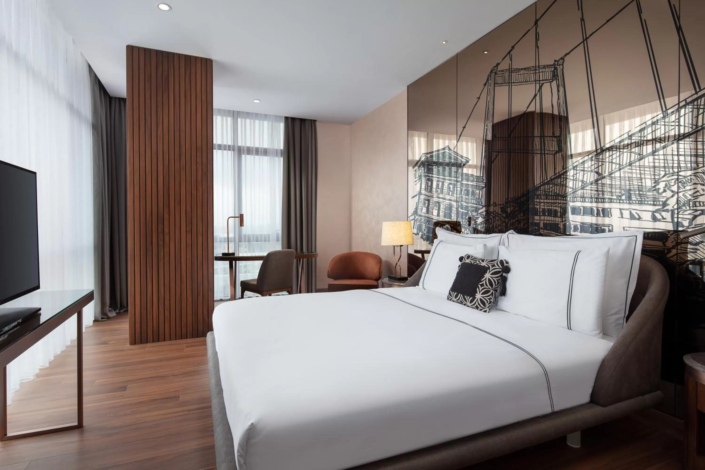 Bed in Lionel Hotel Istanbul