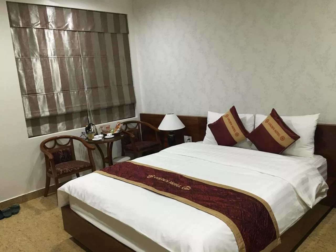 Bed in Golden Thai binh Hotel