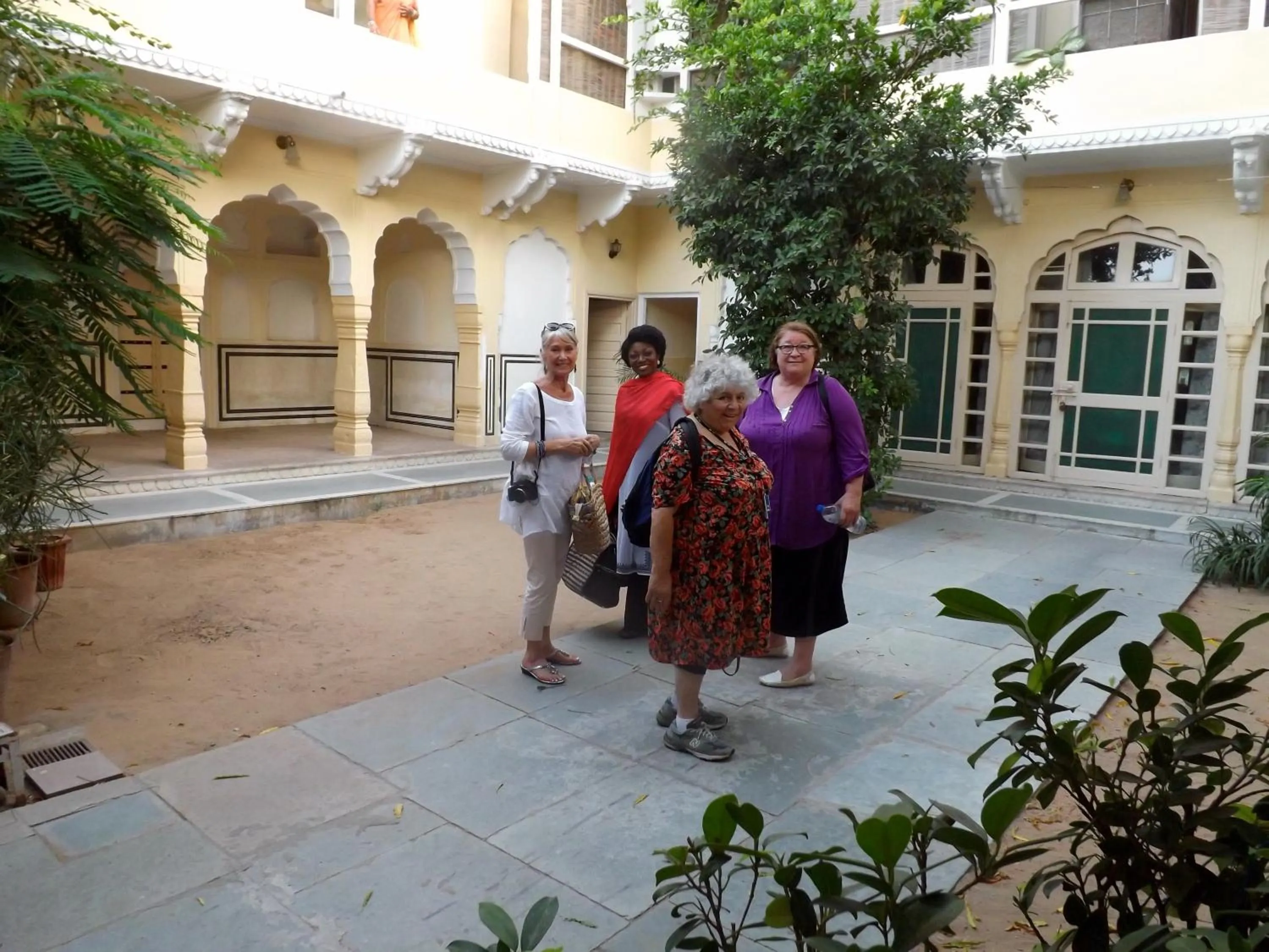 group of guests in Khatu Haveli