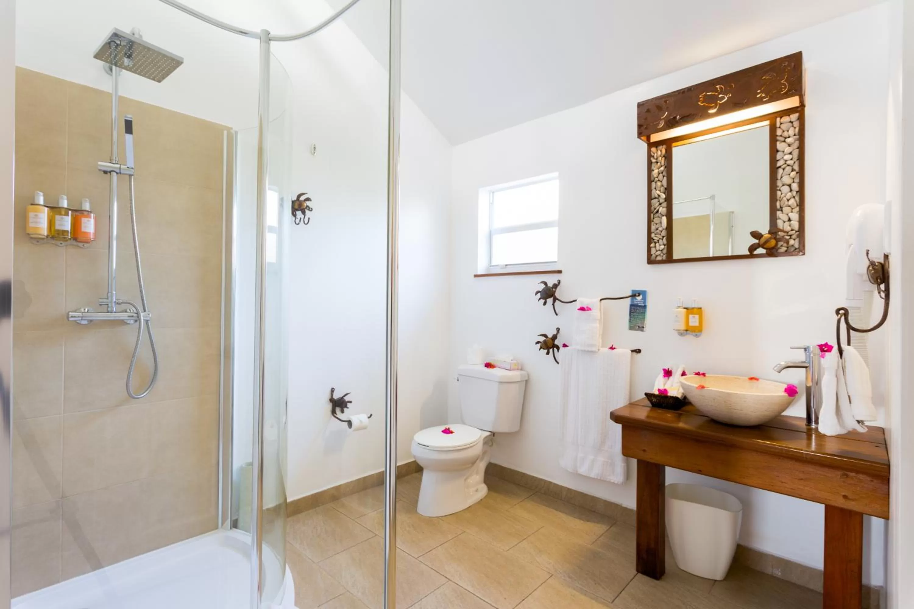 Bathroom in True Blue Bay Resort