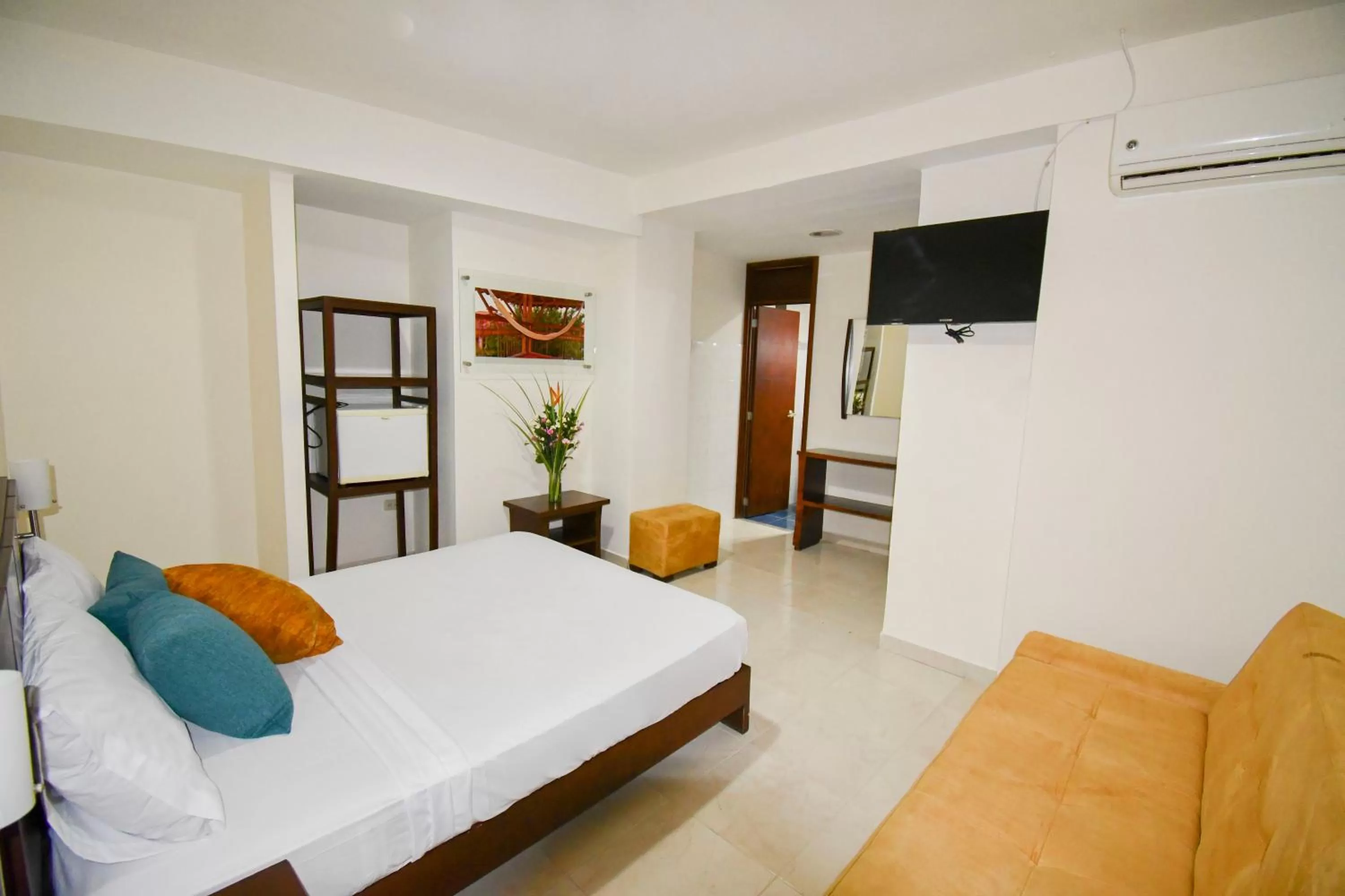 Bed in Hotel Mónaco Armenia