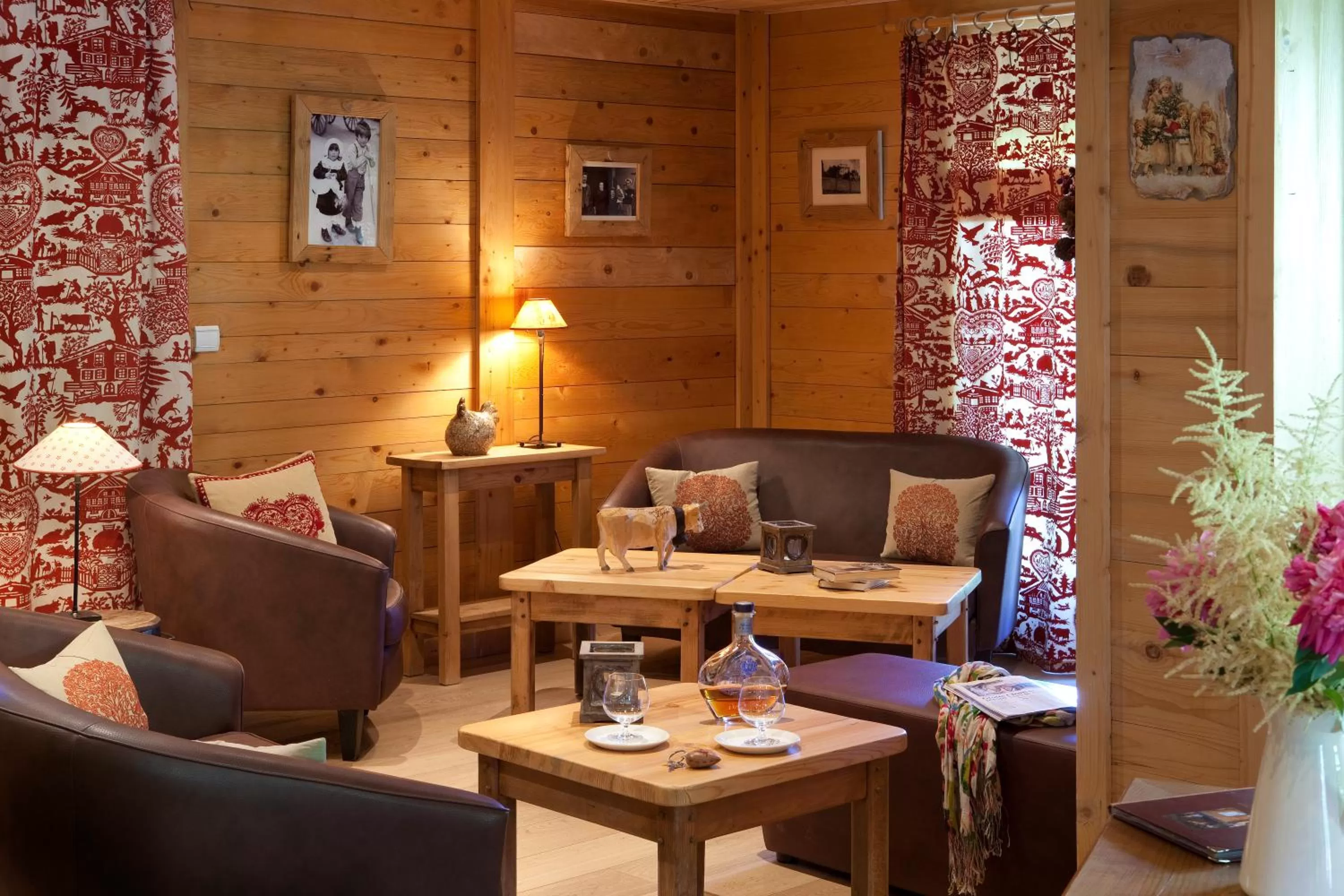 Living room in Hôtel Spa Crychar