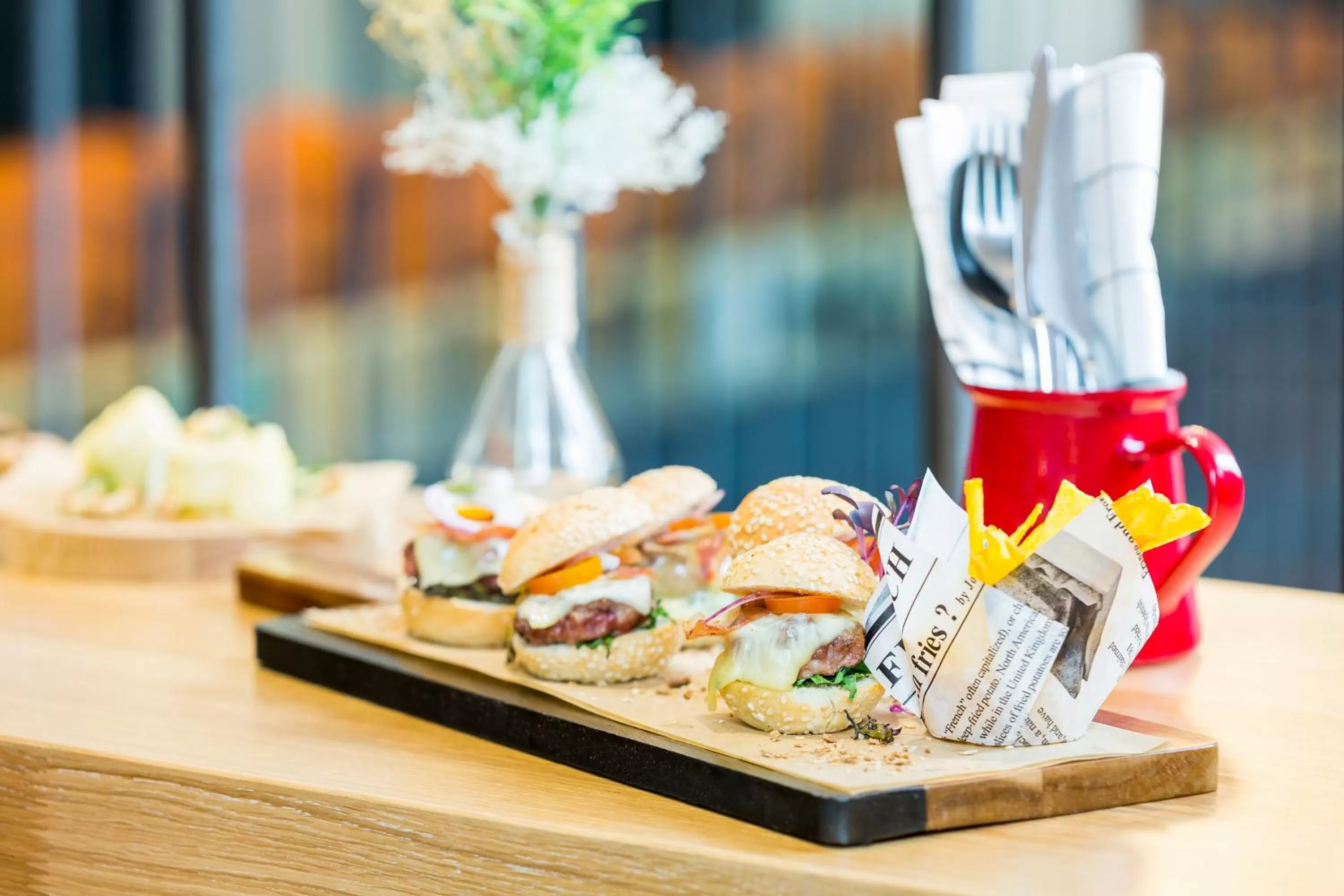 Food close-up in Novotel Sevilla