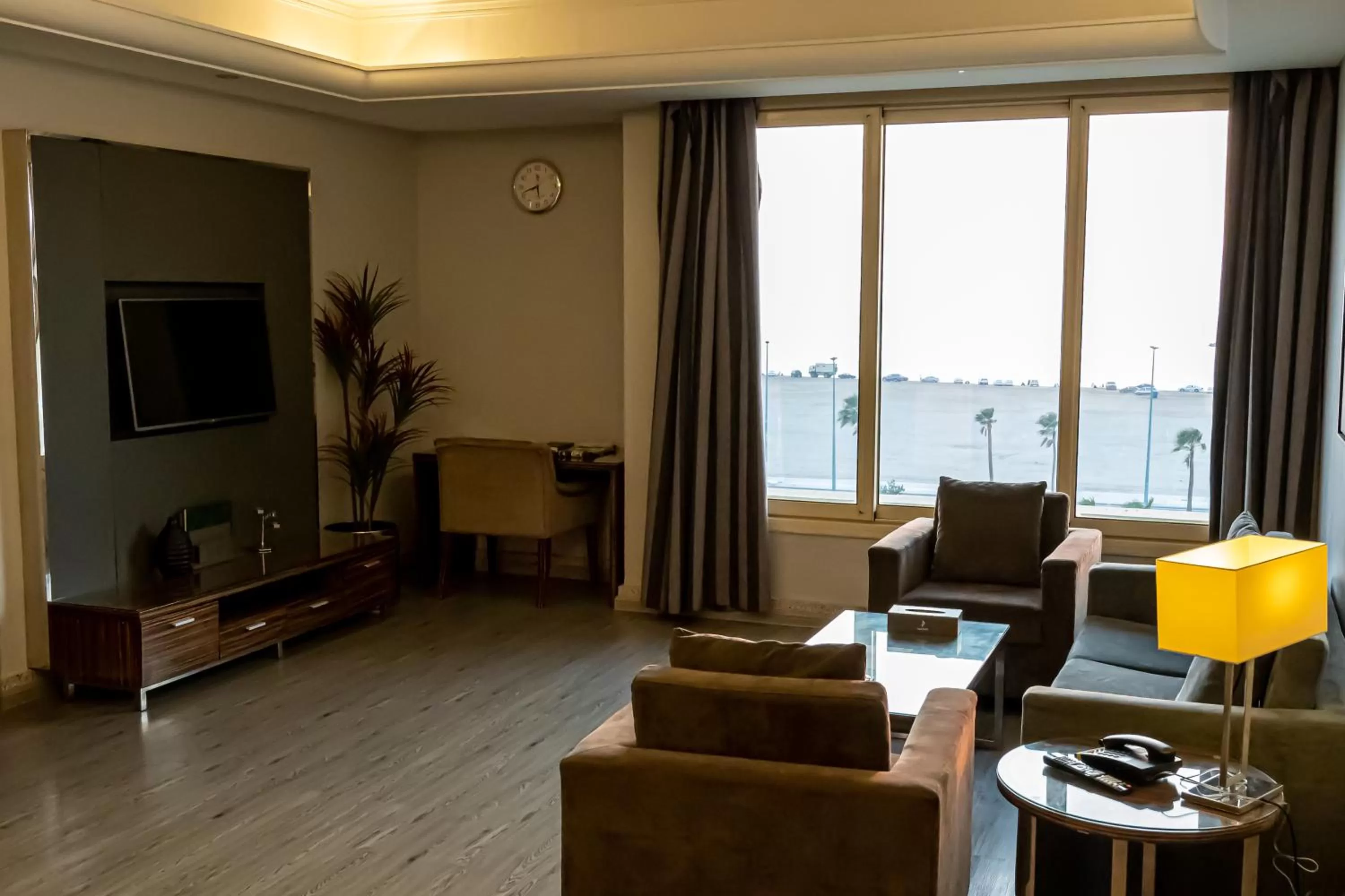 Living room, Seating Area in Elite Al Hamra - Al Cornich