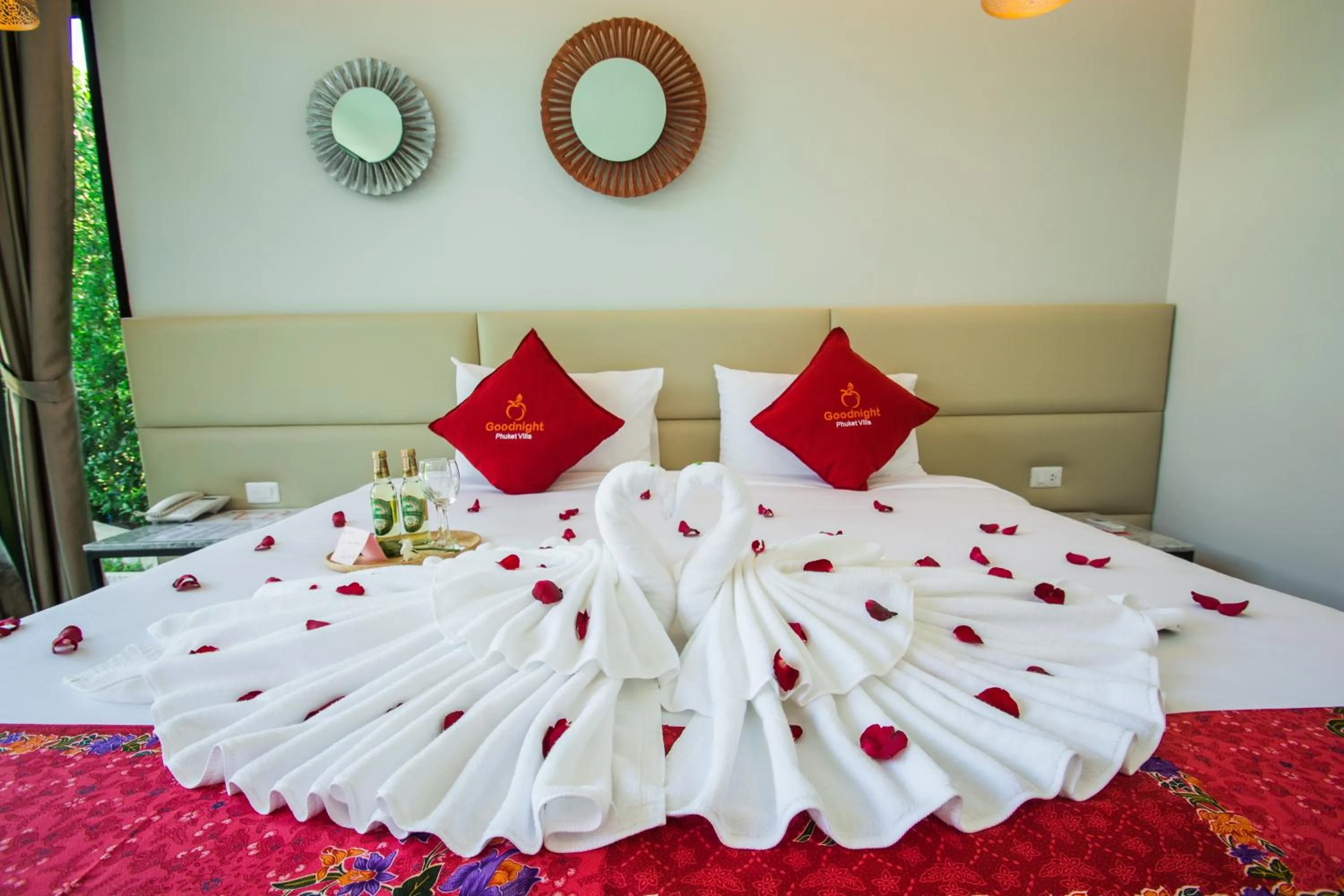 Bedroom, Bed in Good Night Pool Villa Phuket - SHA Plus