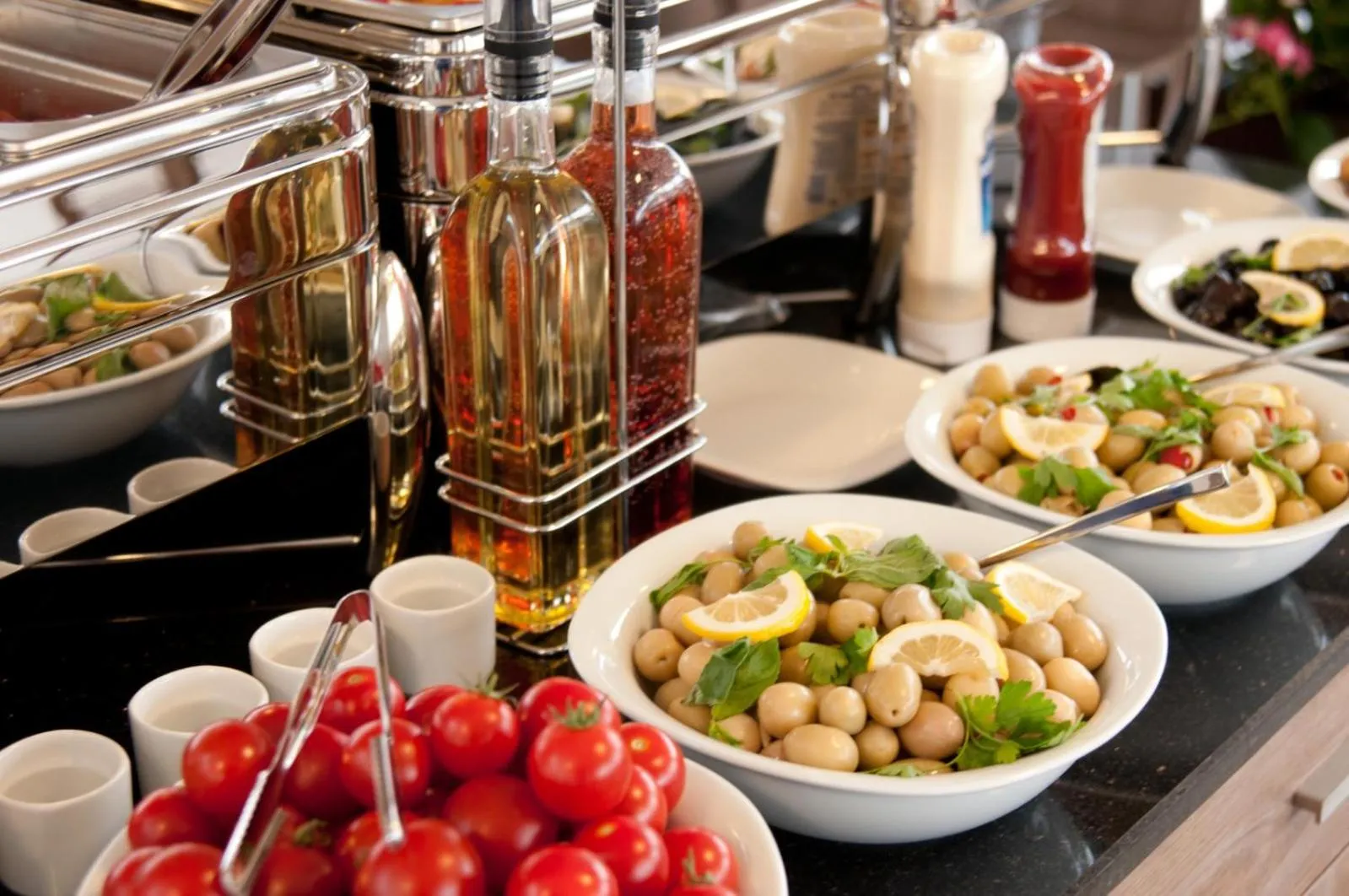 Buffet breakfast in TK Taxim Bosphorus Hotel