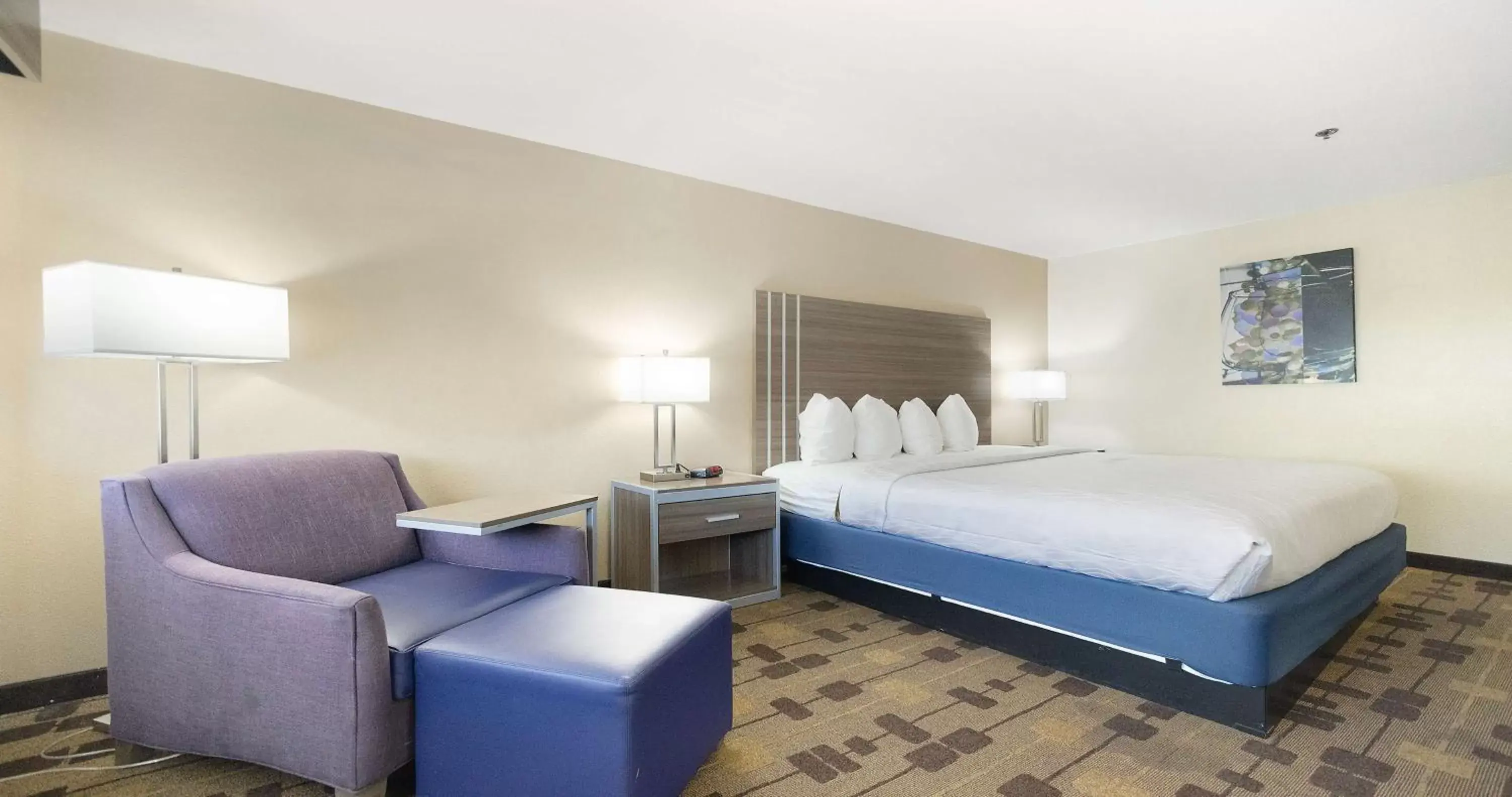 King Room with Fireplace in Best Western Amador Inn King Room with Fireplace in Best Western Amador Inn