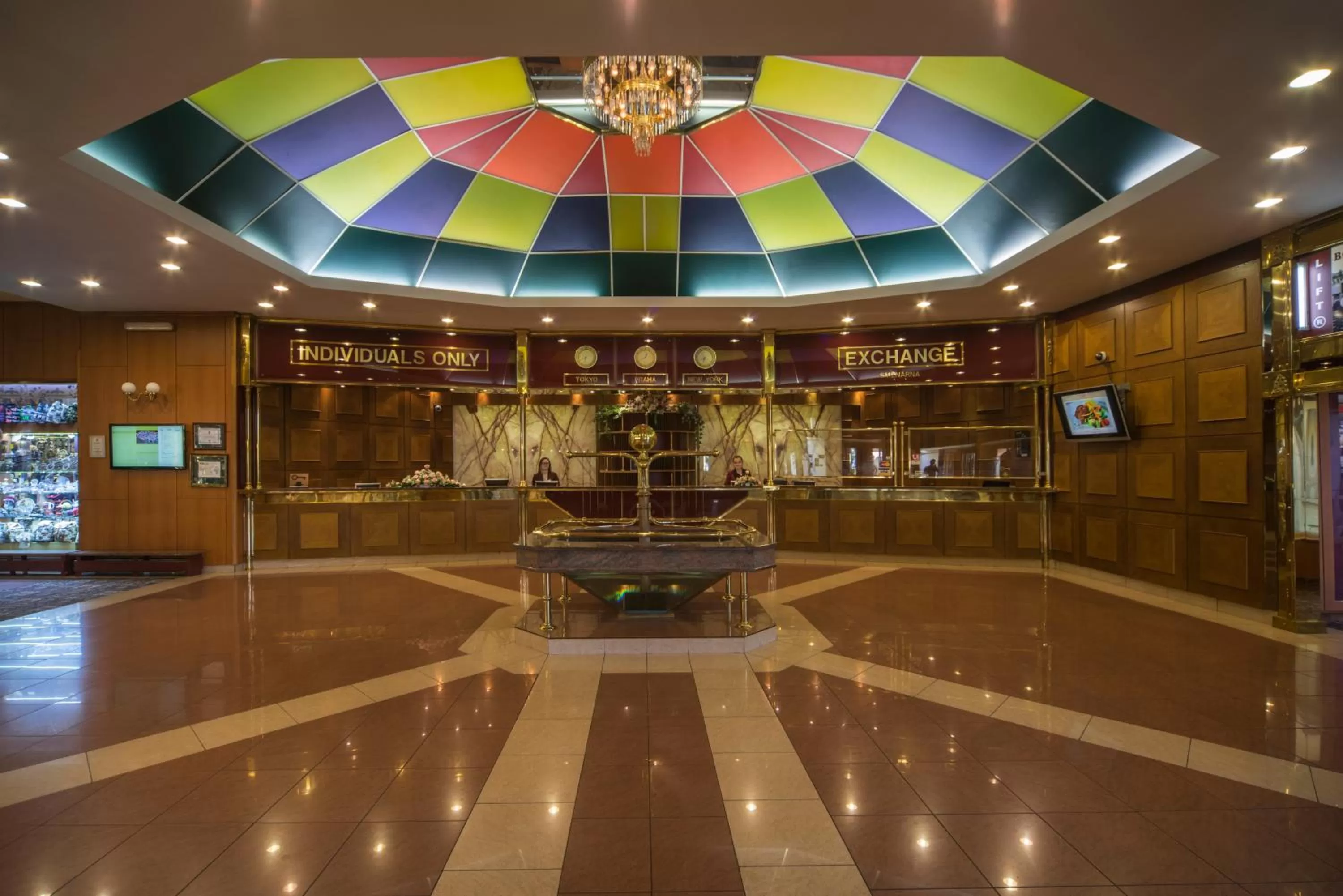 Lobby or reception in TOP HOTEL Praha