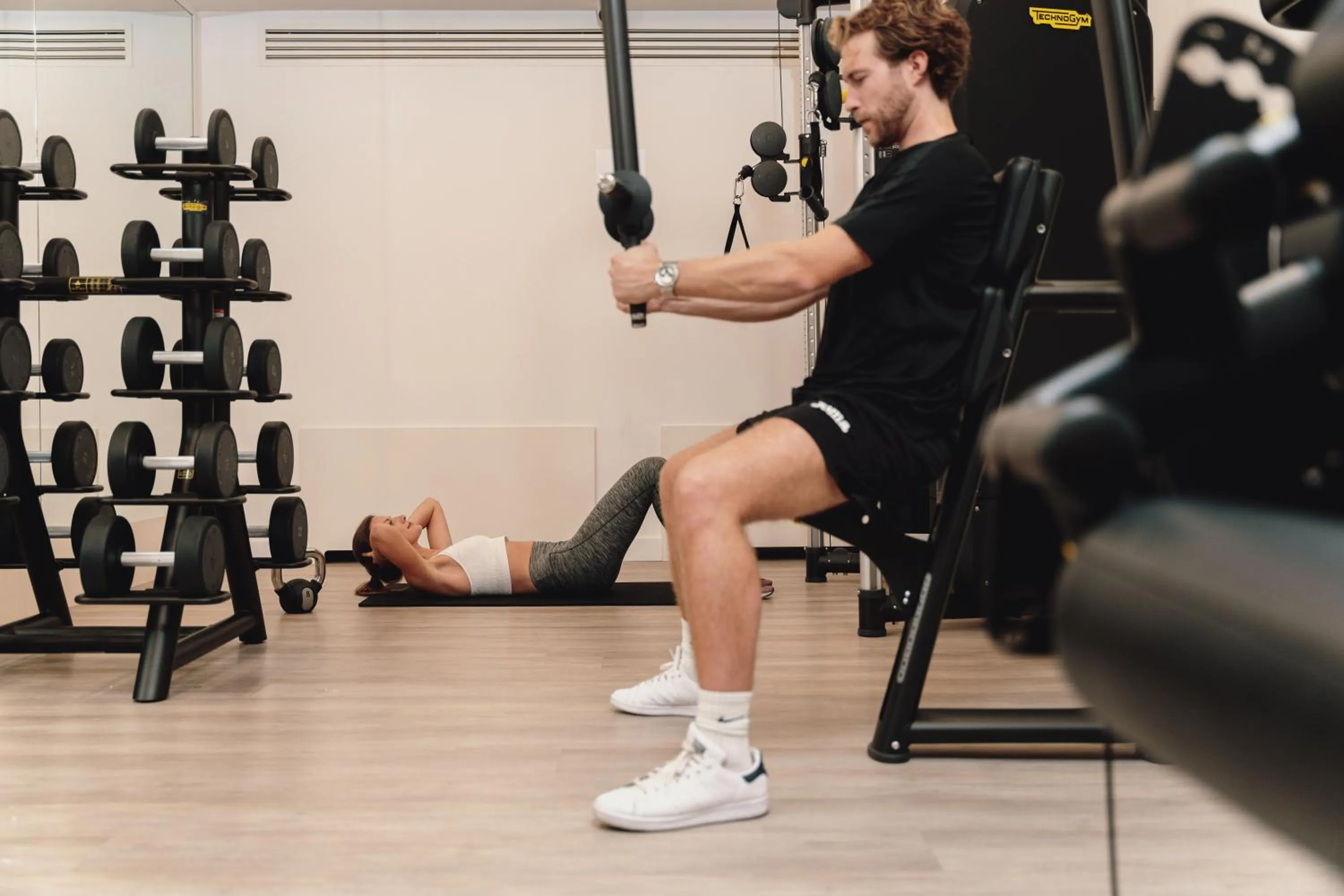 Fitness centre/facilities in Hotel Morfeo