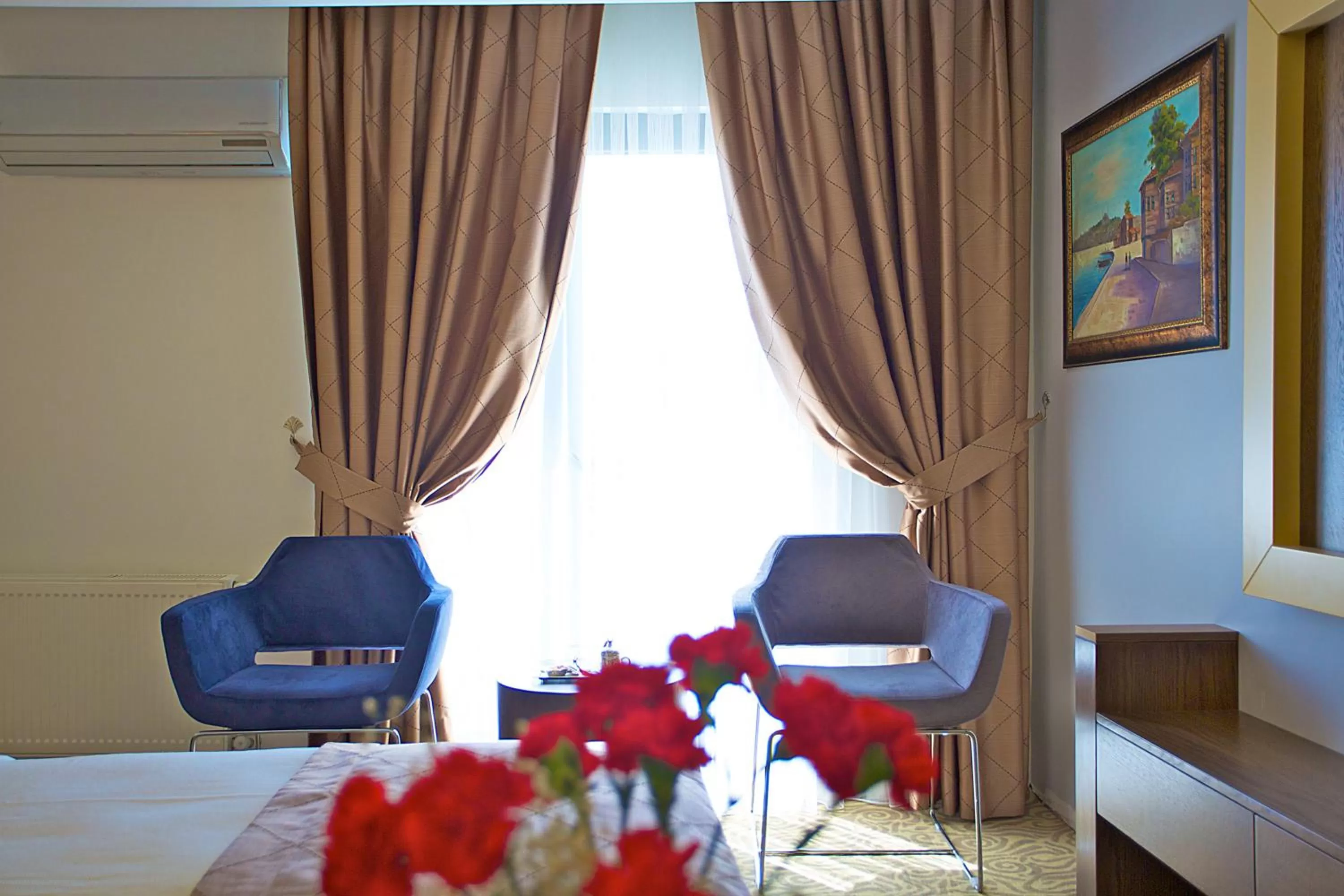 Bed in Grand Sagcanlar Hotel