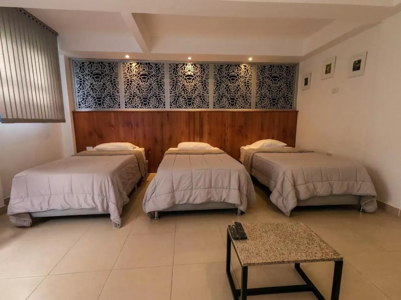 Bed in Hotel El Jardin