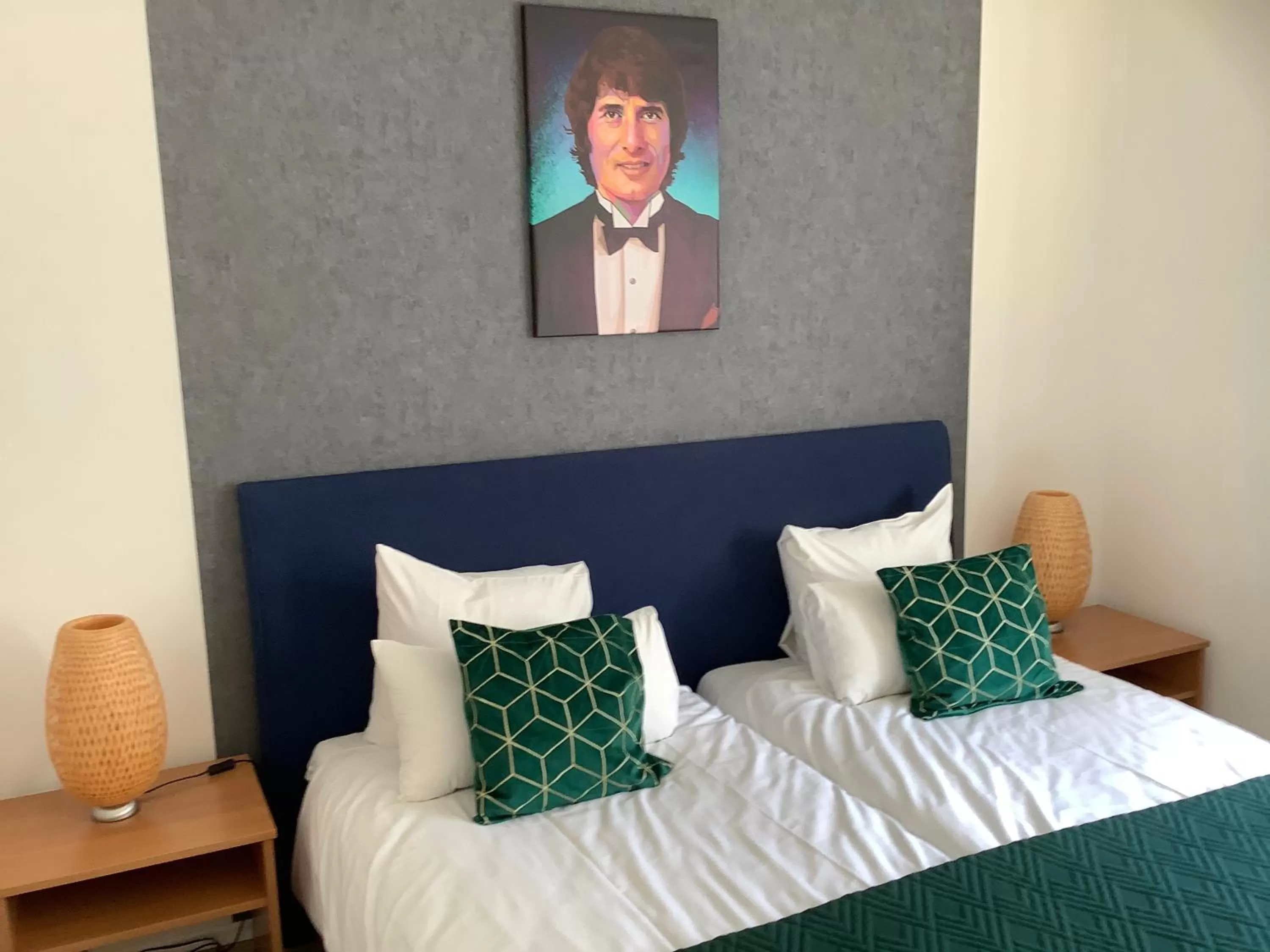 Bed in Am Obersee Hotel