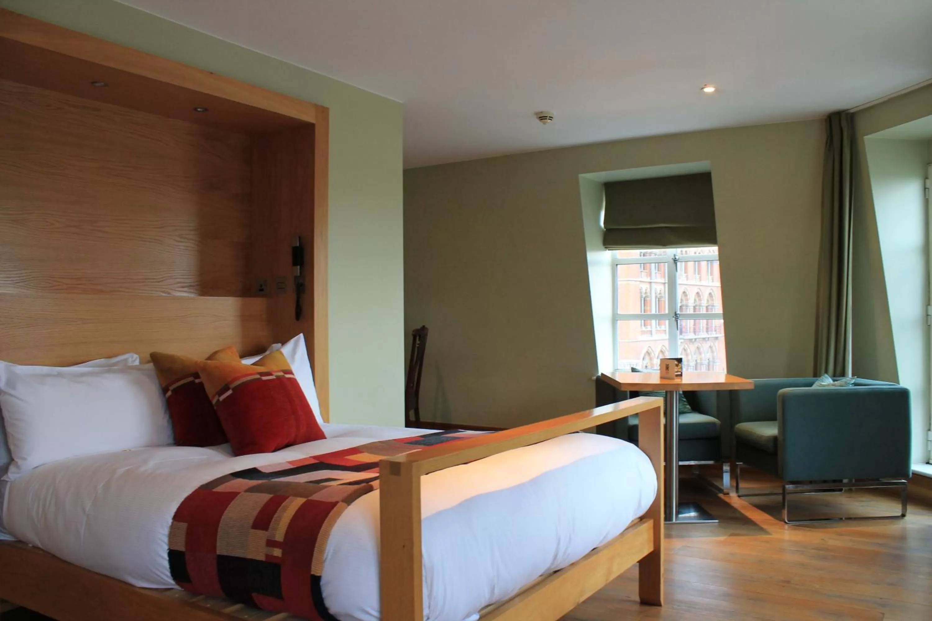 Photo of the whole room, Bed in The Megaro Hotel - Kings Cross St Pancras, London