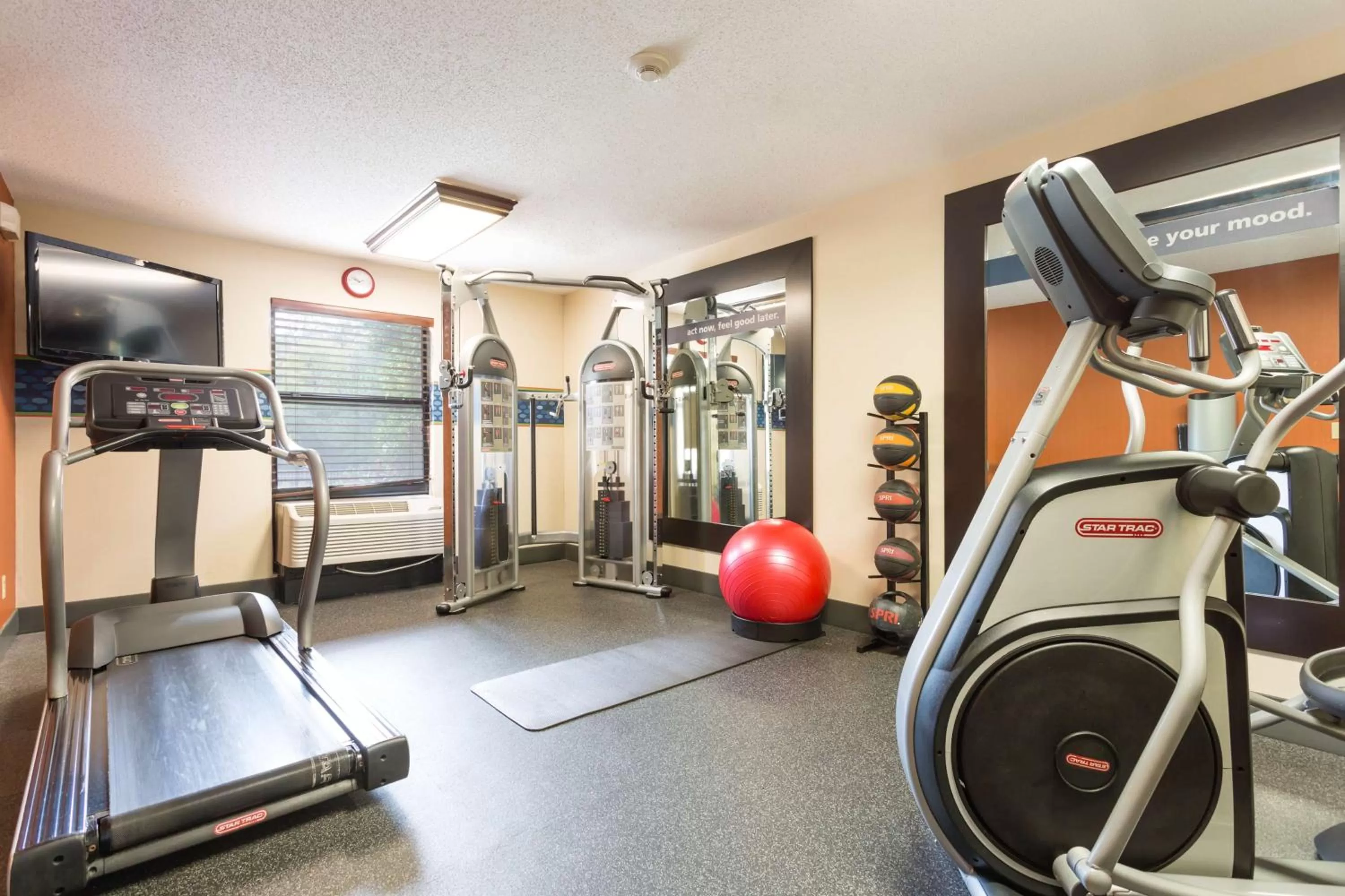 Fitness centre/facilities in Hampton Inn Havelock