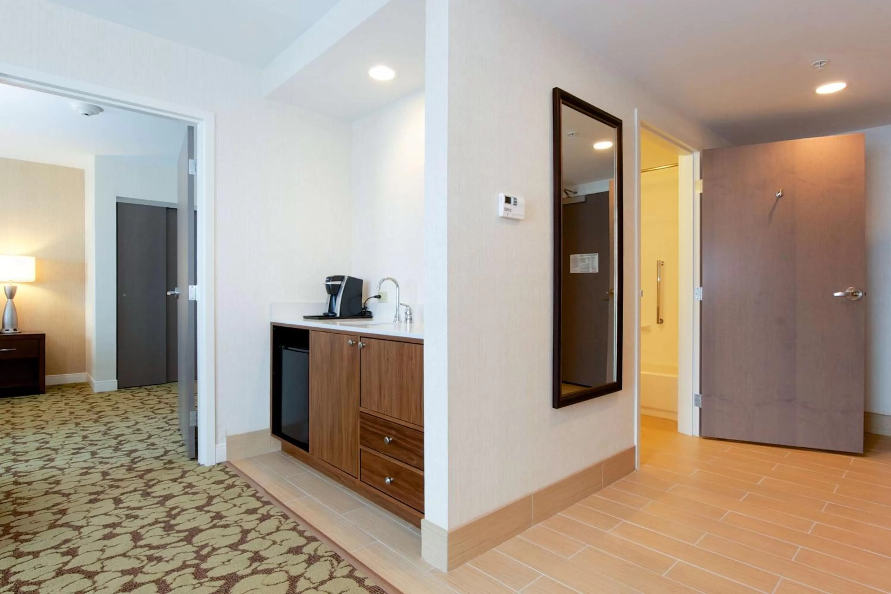 One-Bedroom King Suite with View in Hilton Garden Inn Burlington Downtown