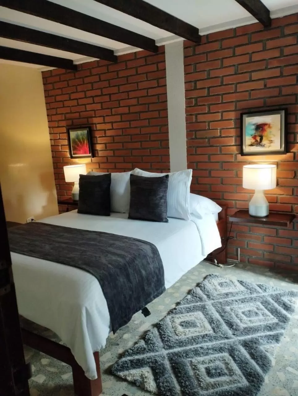 Bed in Hotel Vísperas