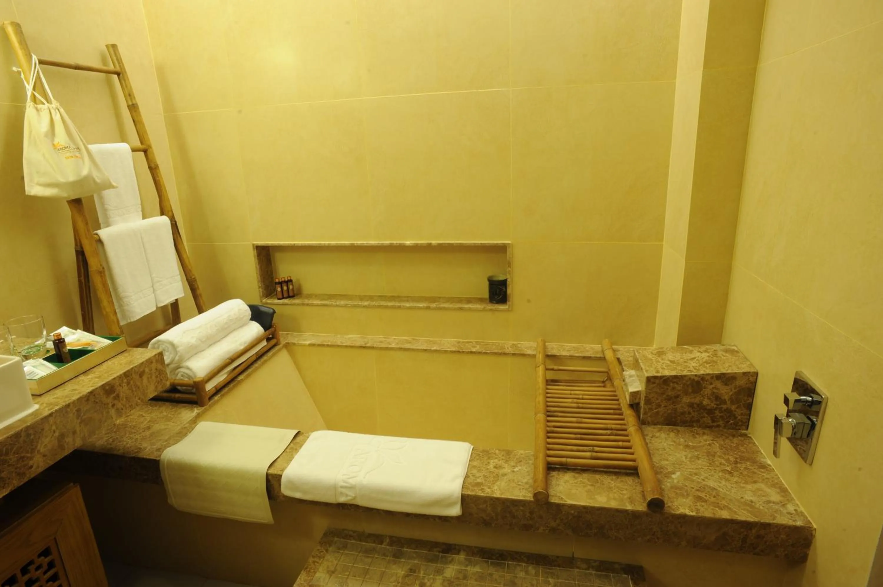 Bathroom in Aroma Beach Resort and Spa