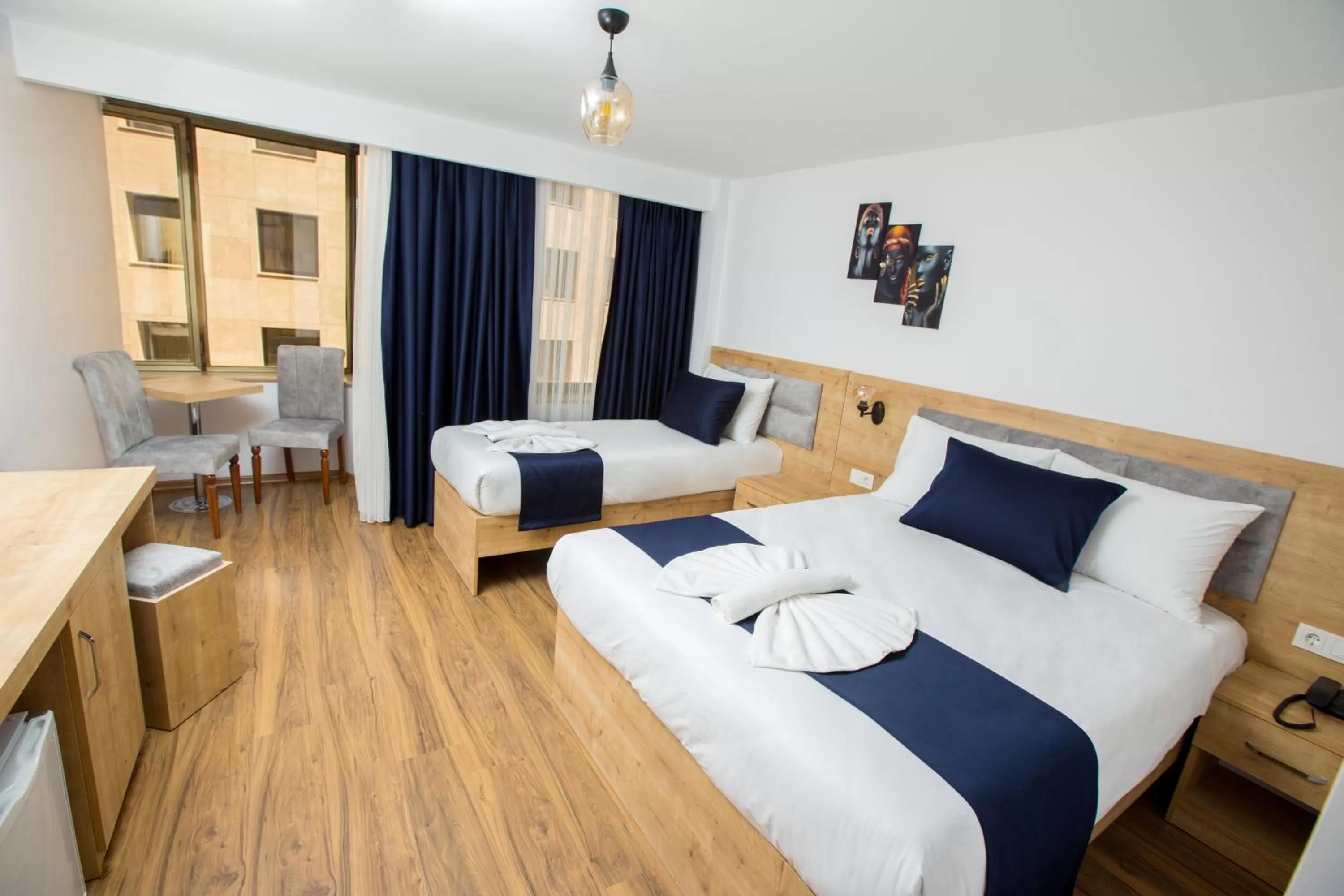 Bed in Golden Street Hotel