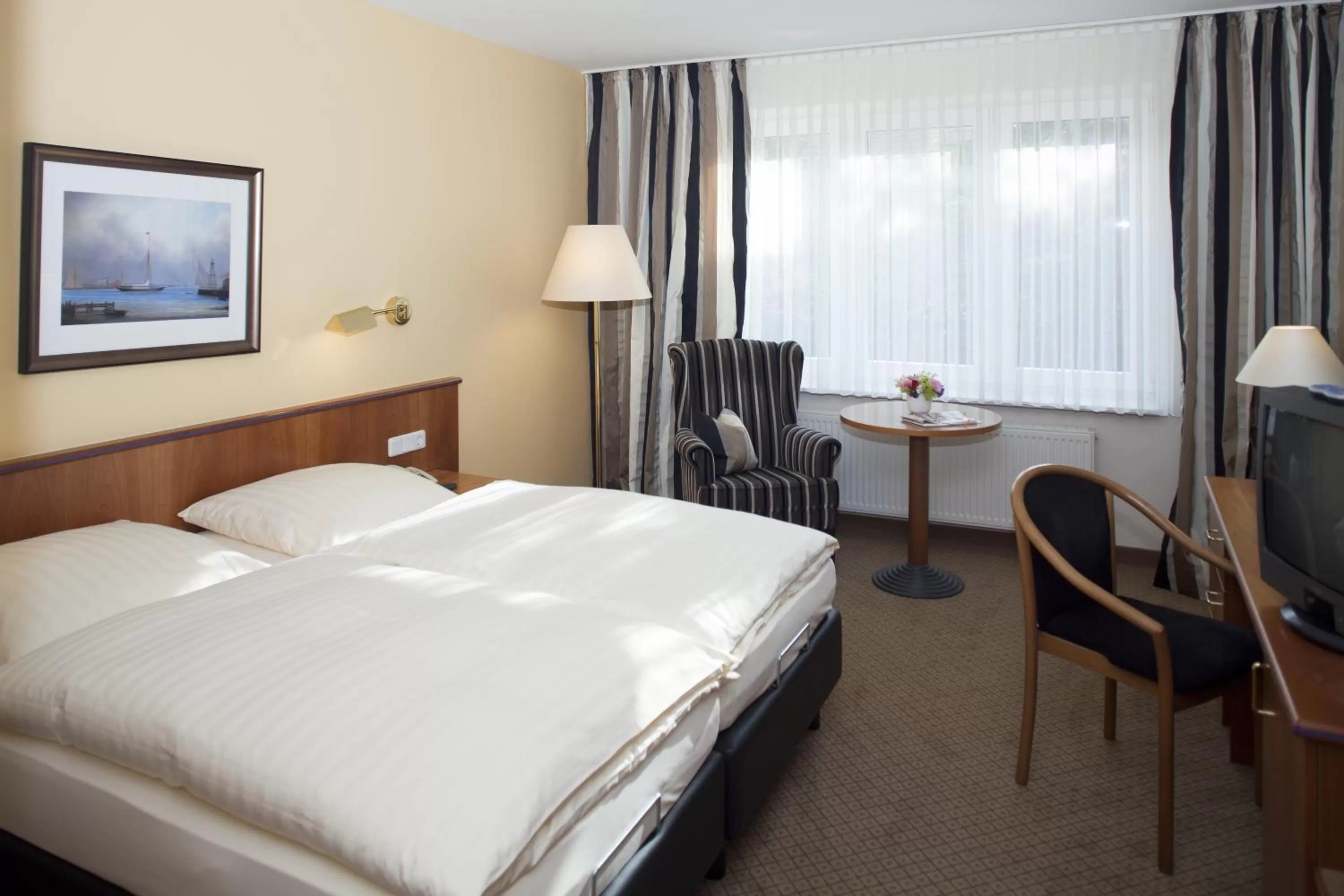 Bed in Hotel an der Schlei Garni