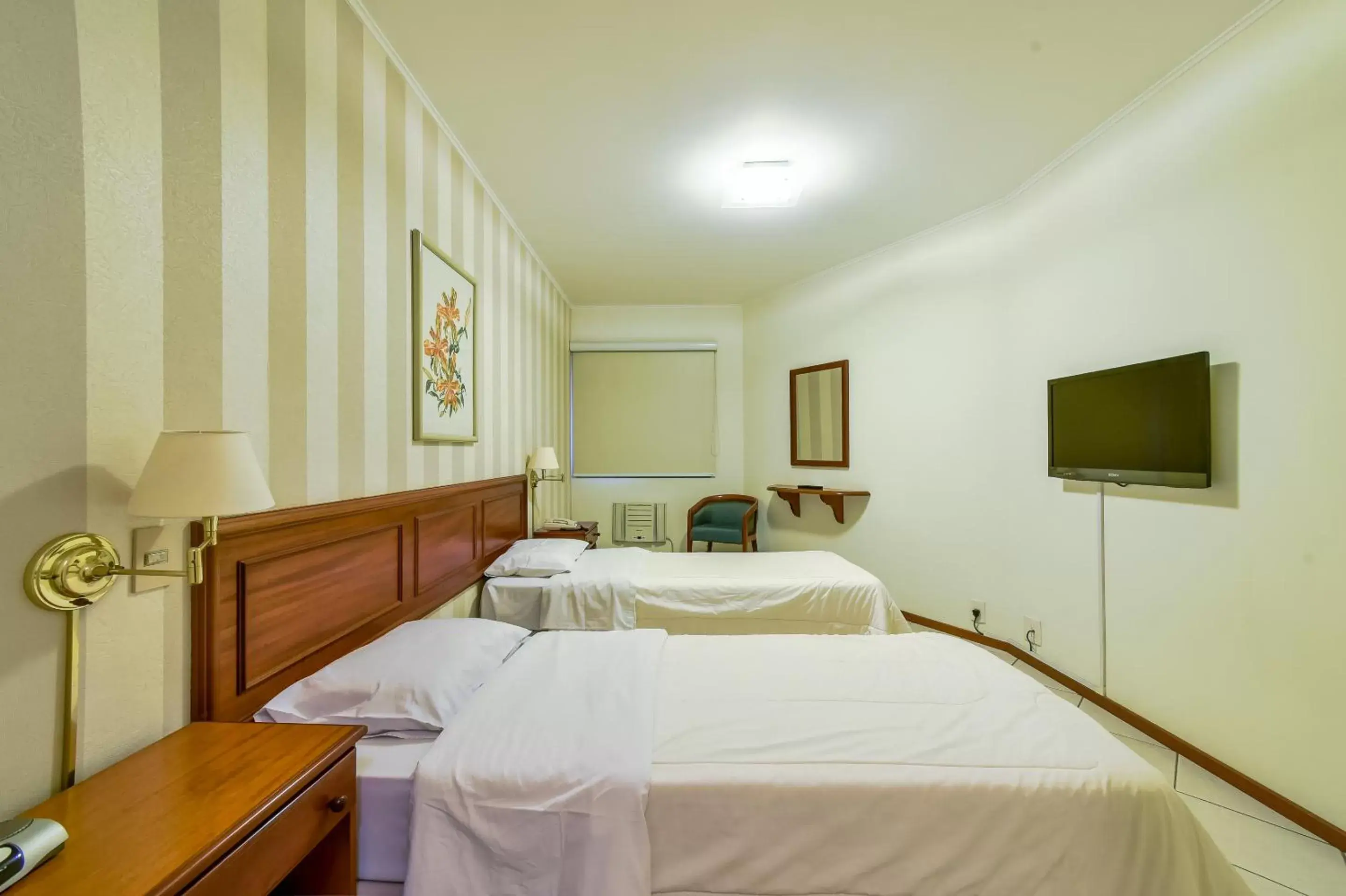 Twin Room in Park Tower Campinas Residence by Nacional Inn Twin Room in Park Tower Campinas Residence by Nacional Inn