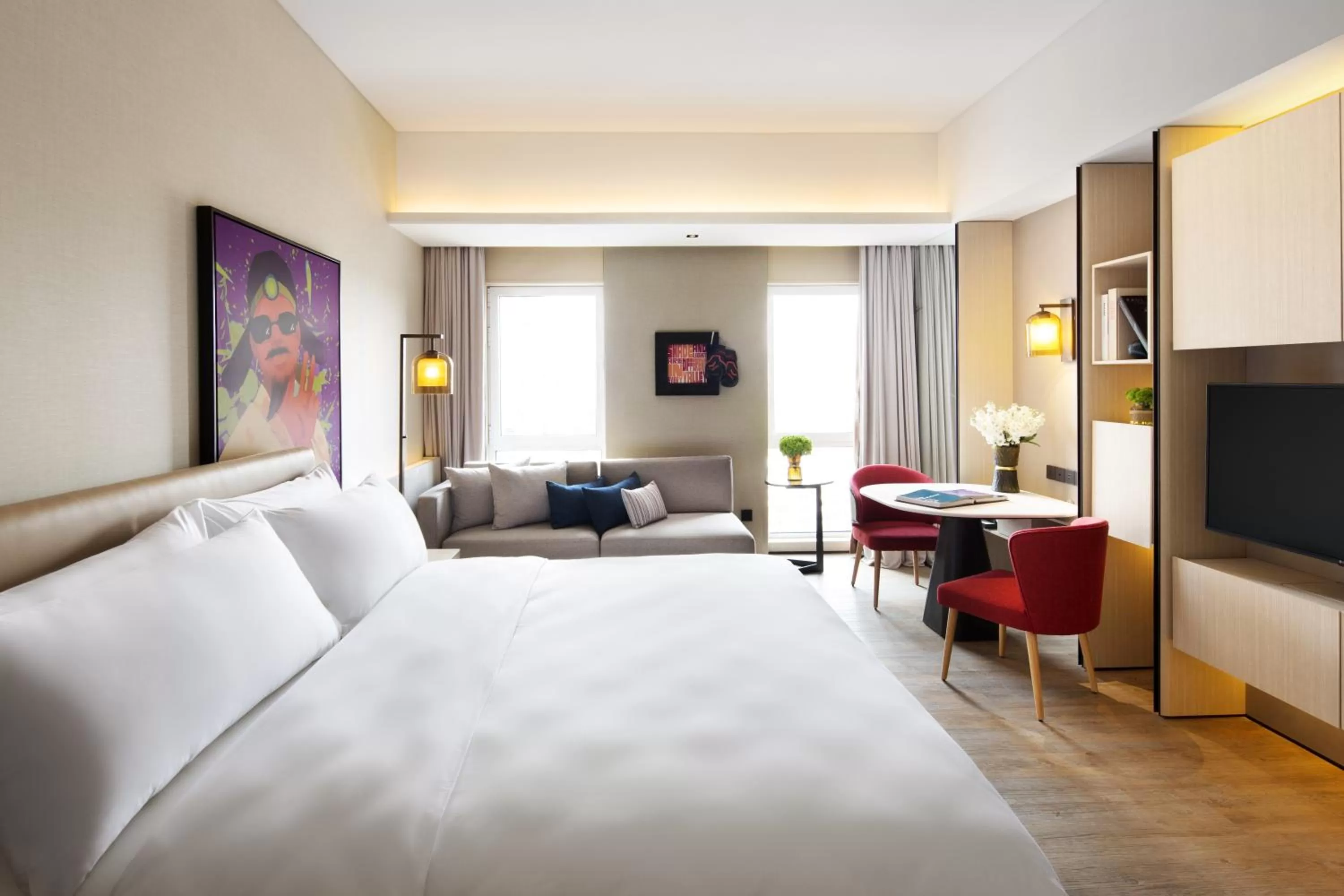 Photo of the whole room, Bed in Artyzen Habitat Dongzhimen Beijing