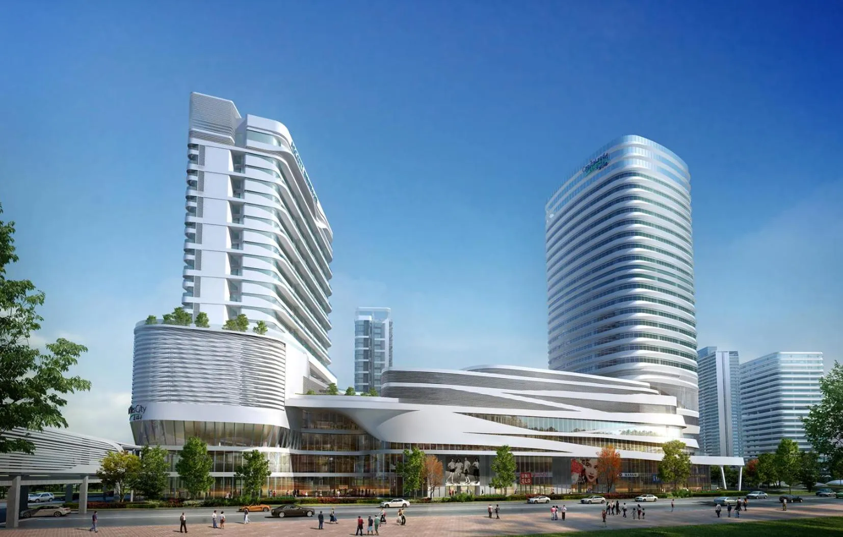 Property building in Ascott Raffles City Shenzhen