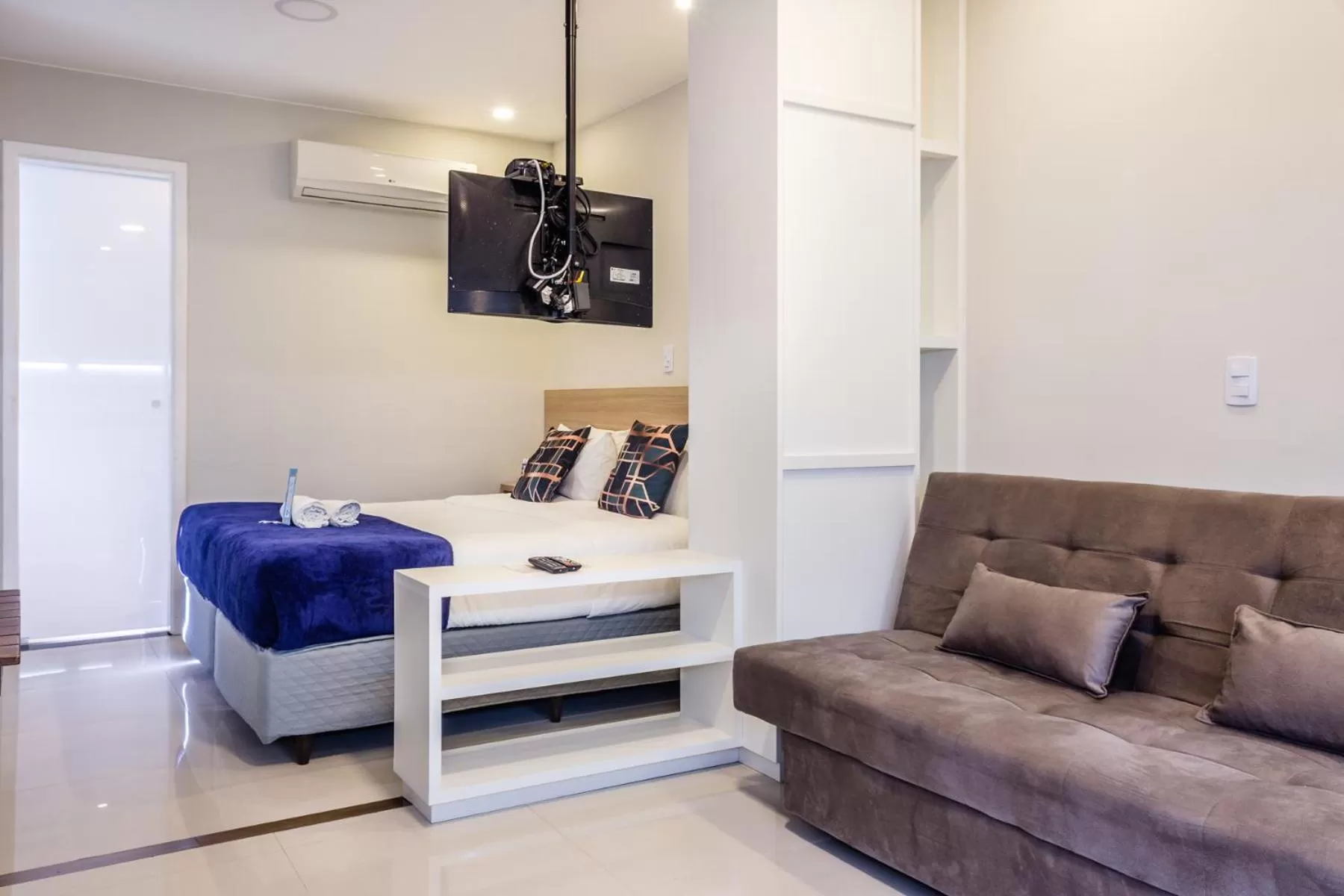 Bedroom, Seating Area in Injoy Suítes & Aparts