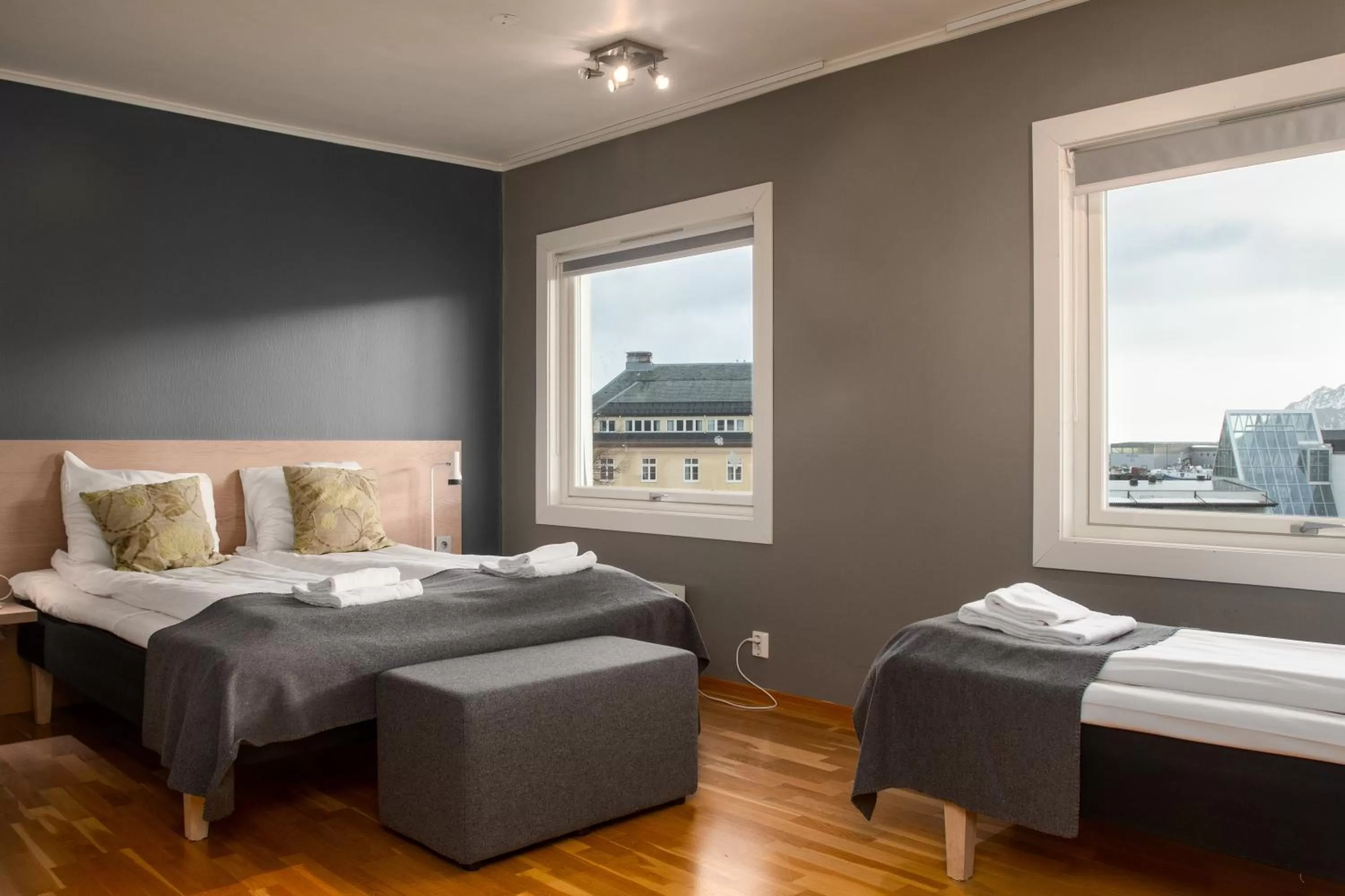 Bed in Fast Hotel Svolvær