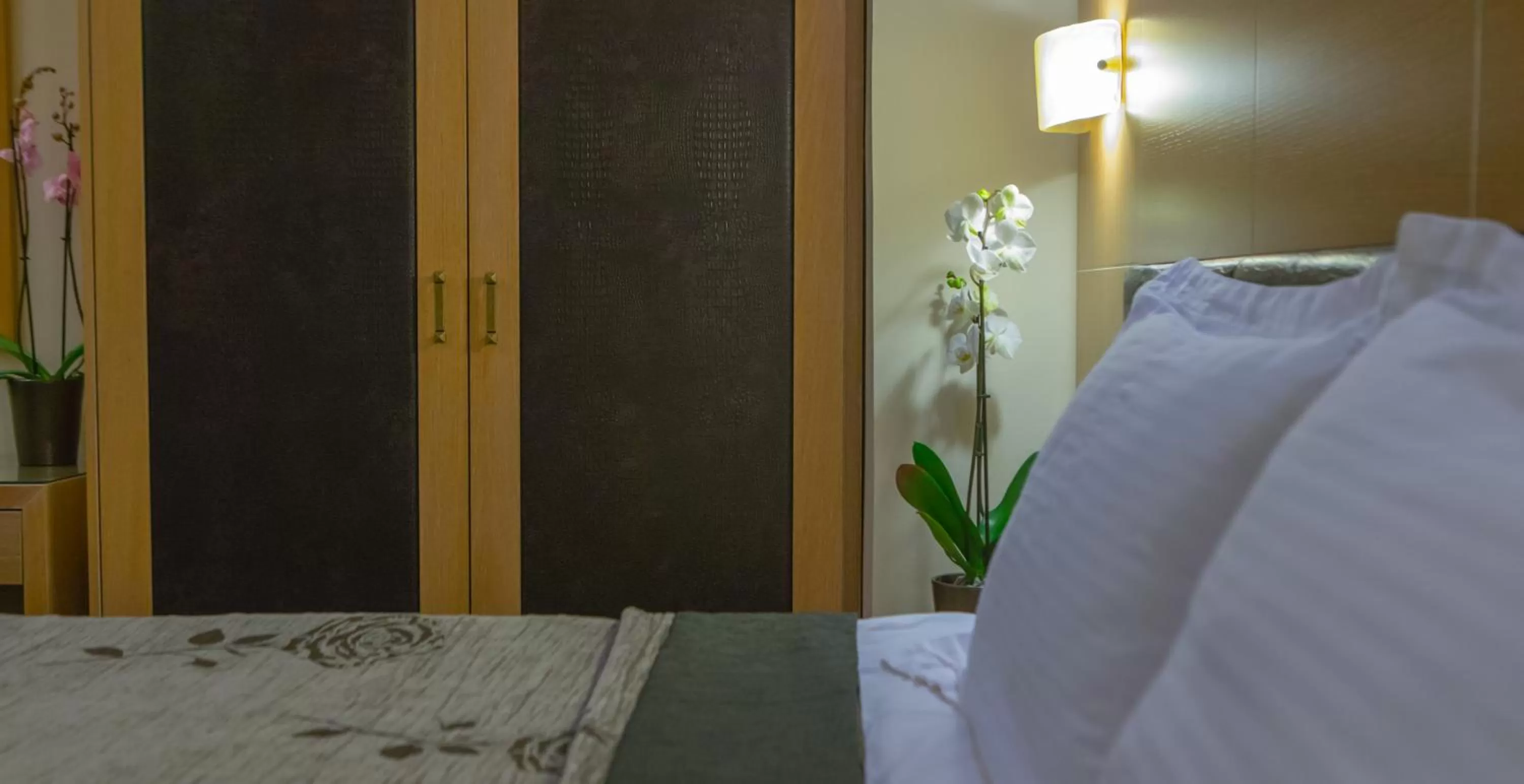 Bed in Pantelidis Hotel & Spa