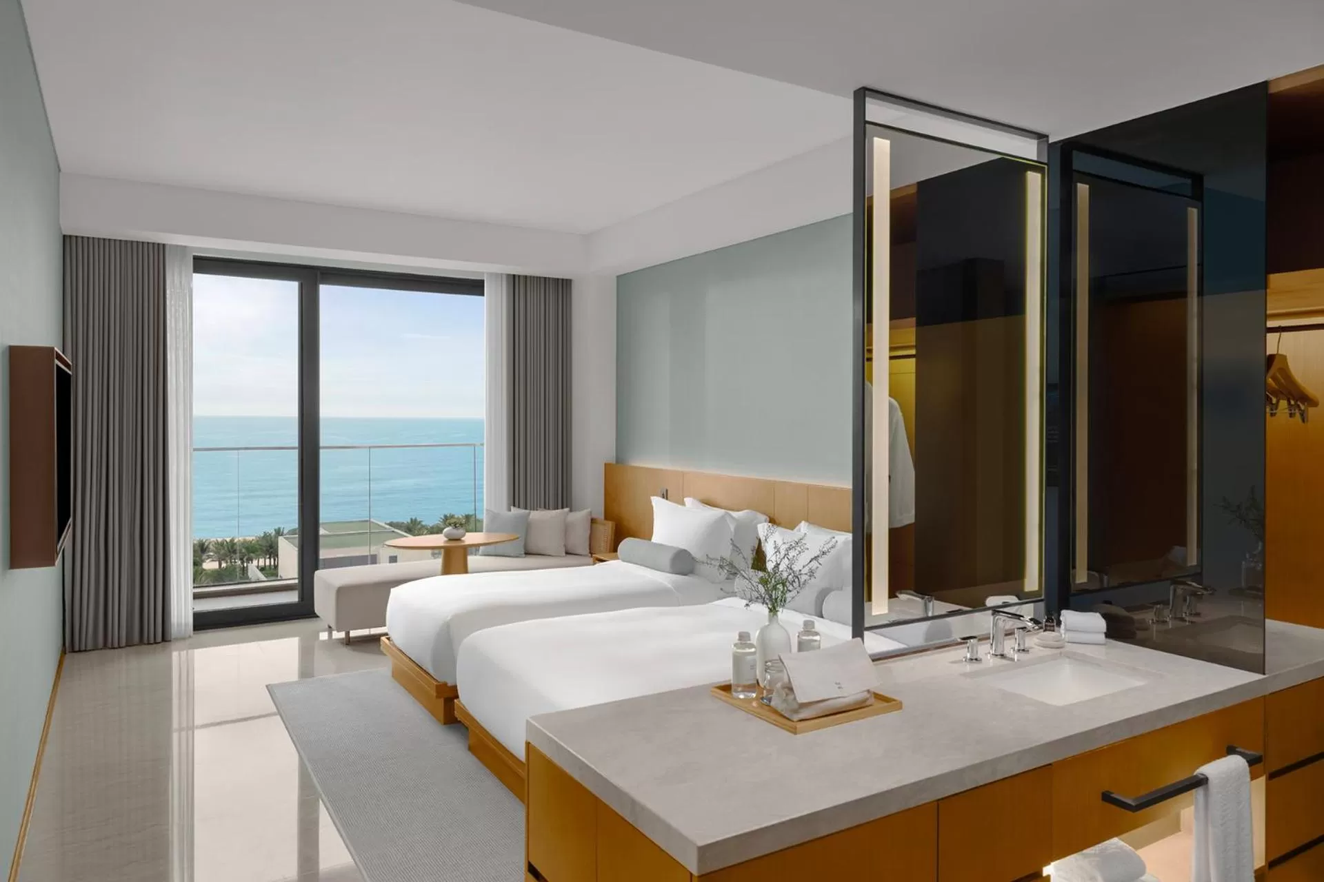 Pool view, Bed in Shilla Monogram Danang