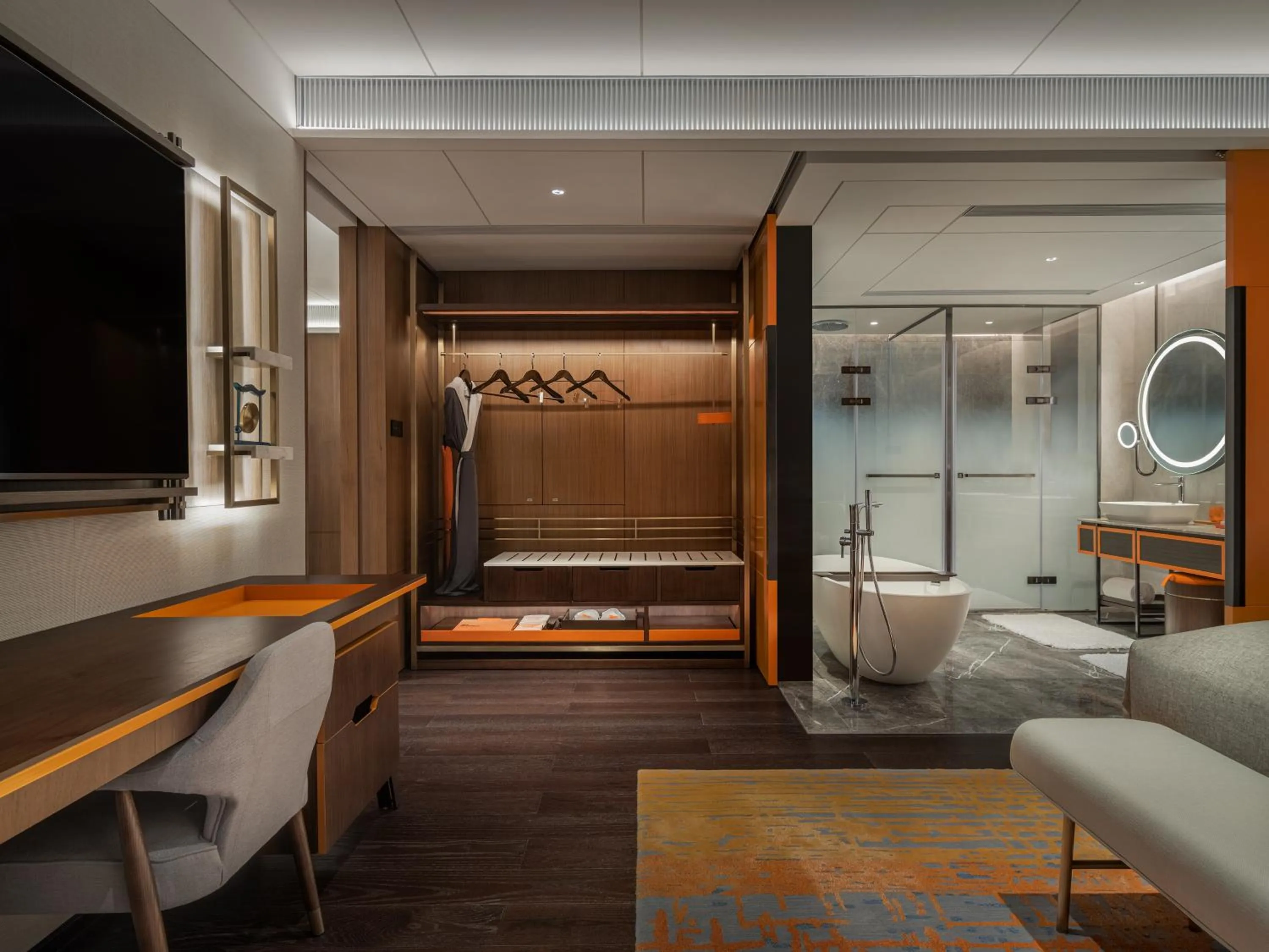 Property building, Bed in Canopy by Hilton Xi'an Qujiang