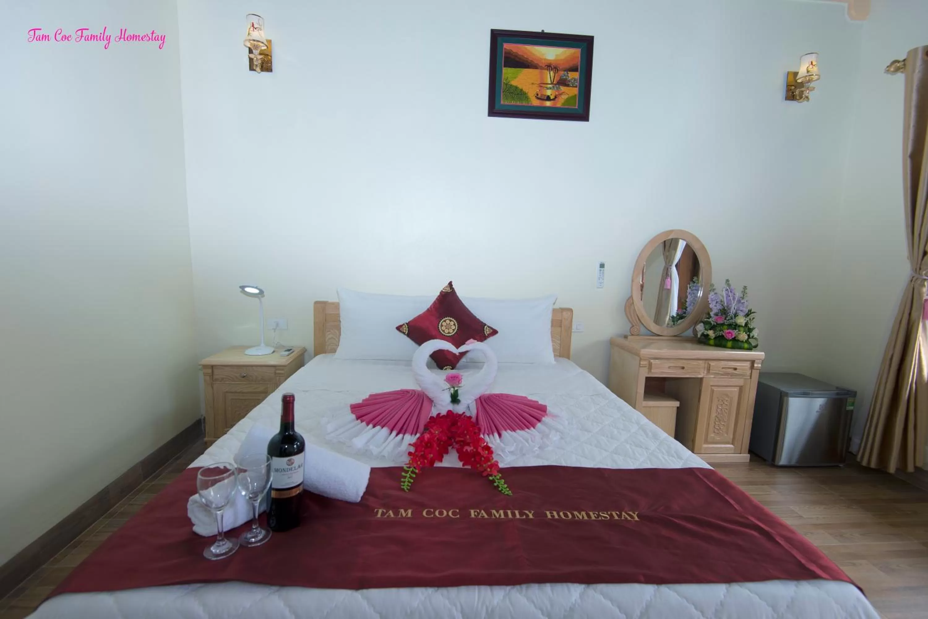 Twin Room with Balcony in Tam Coc Family Homestay
